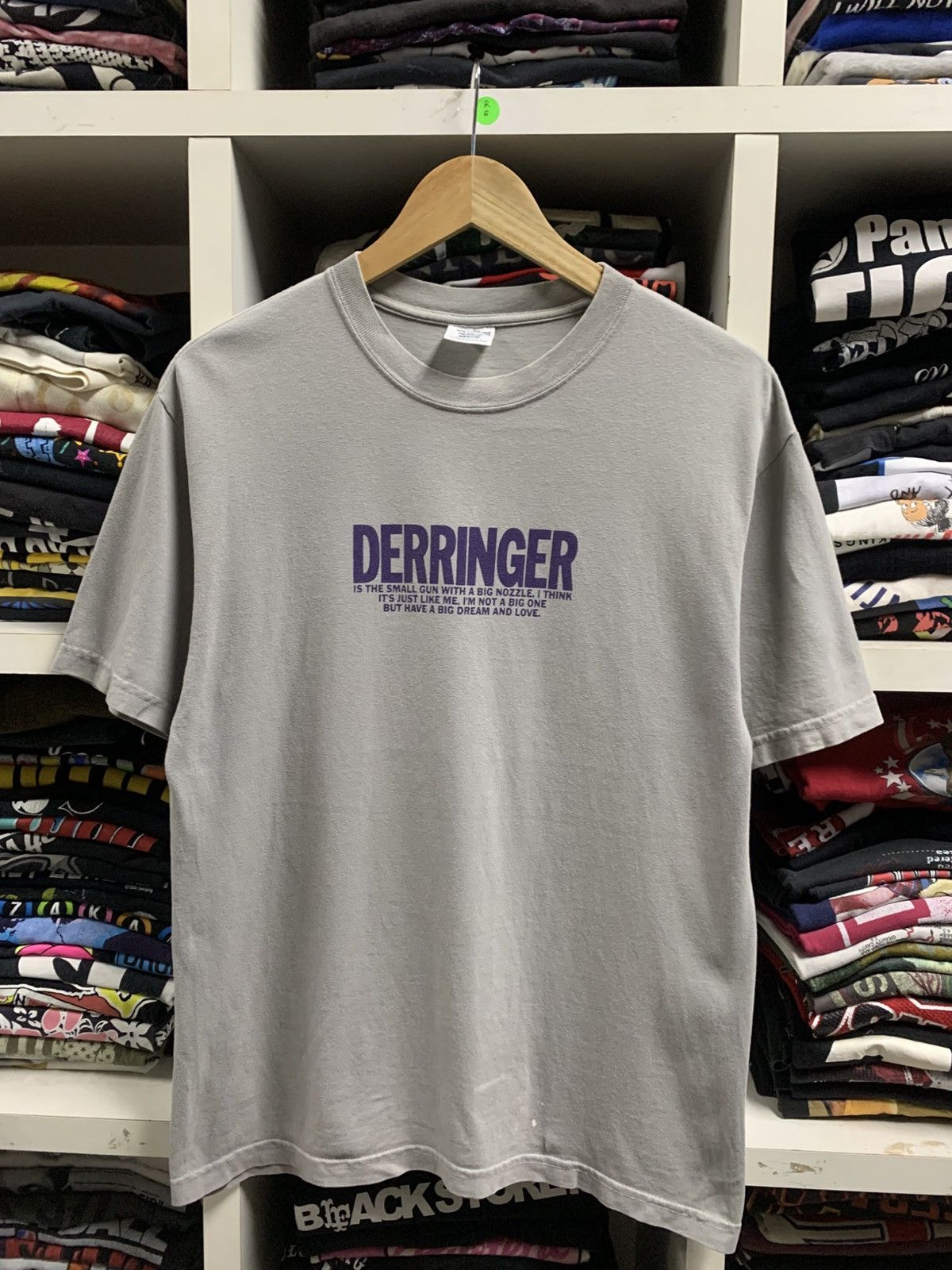 Vintage Vintage 90’s Derringer T-Shirt Size US M / EU 48-50 / 2 - 1 Thumbnail