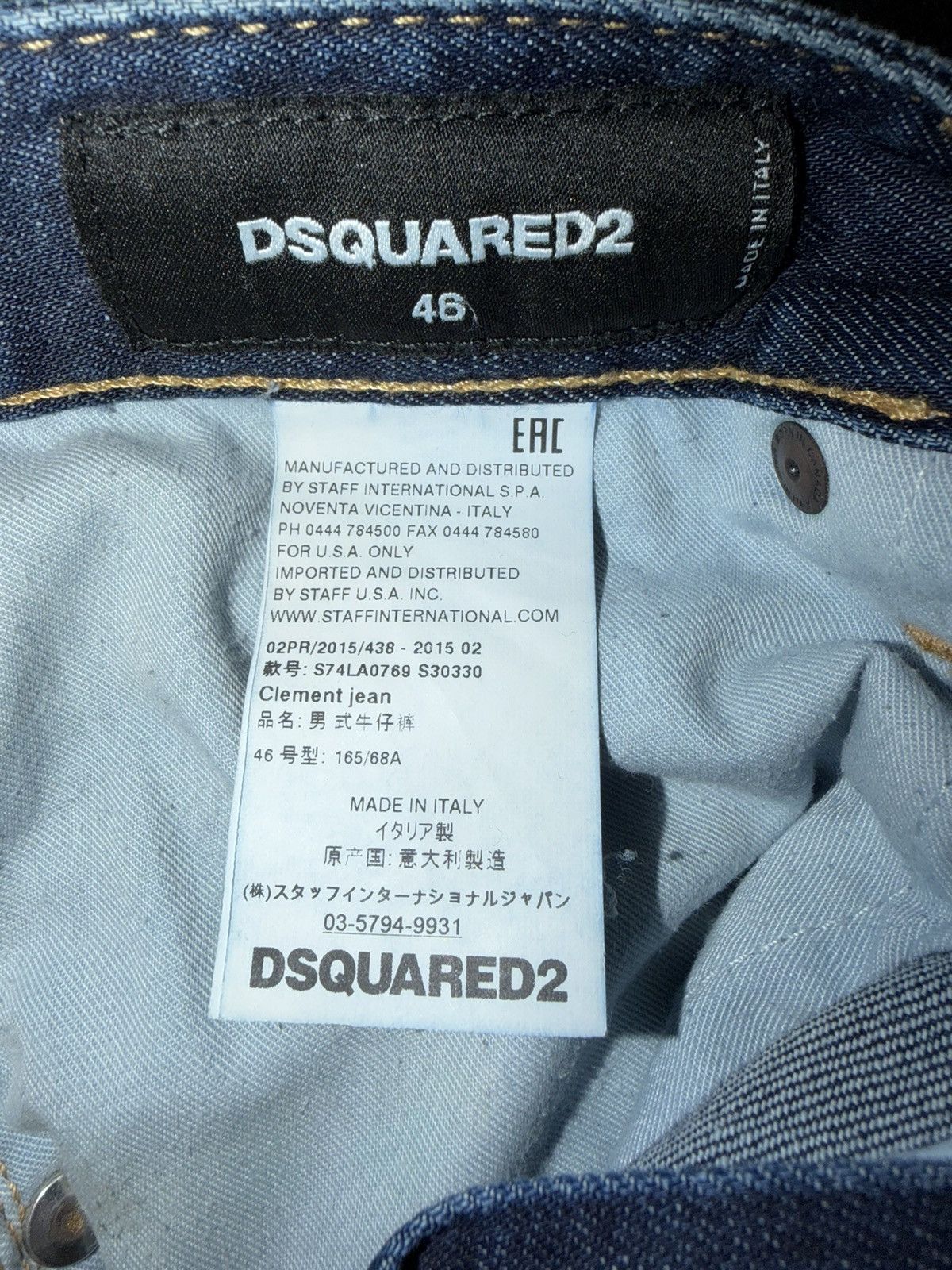 Dsquared2 Dsquared2 Slim Fit Pants Size US 30 / EU 46 - 5 Thumbnail