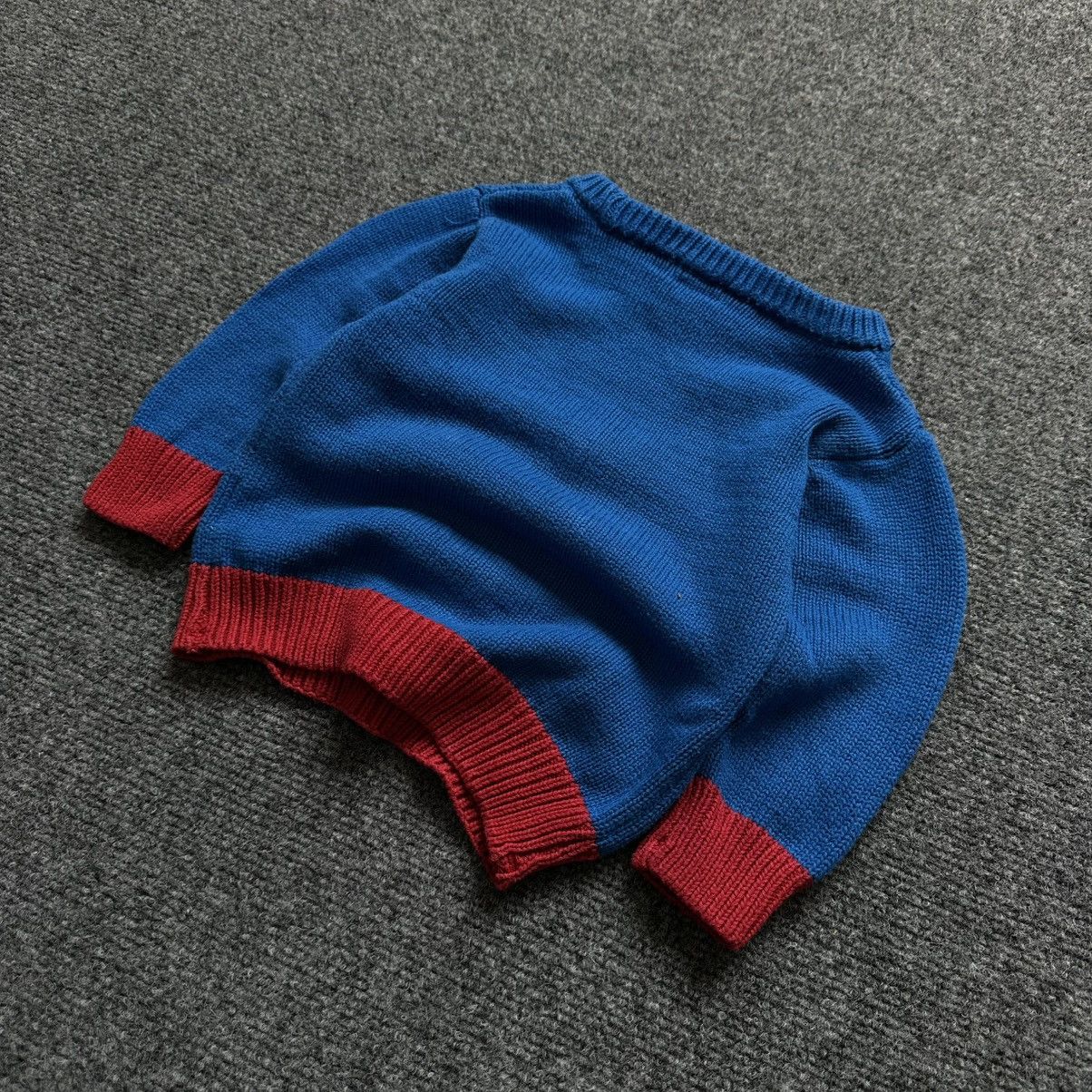 NEXT VTG Kids Knit Sweater Snowman 6-9 mounts Y2K Winter Happy Size US XXS / EU 40 - 4 Thumbnail