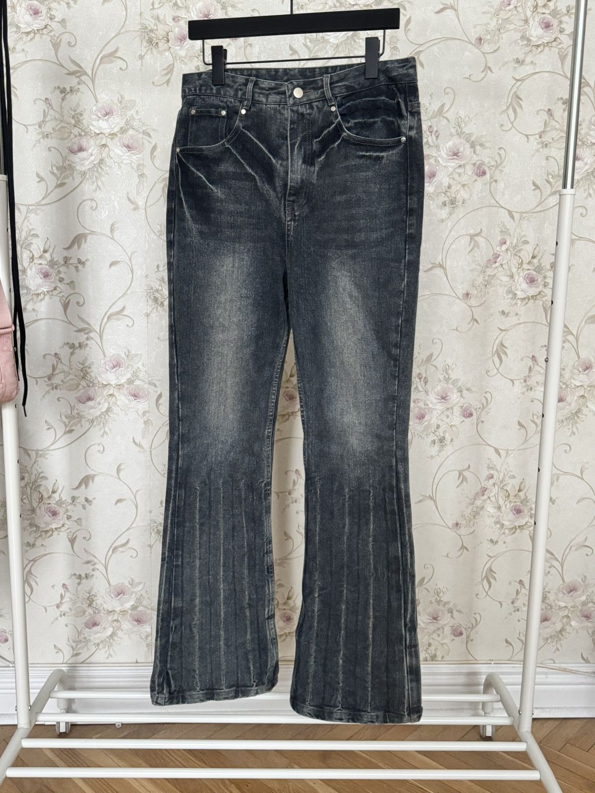 Japanese Brand × Vintage Lost tape flared denim Size US 31 - 2 Thumbnail