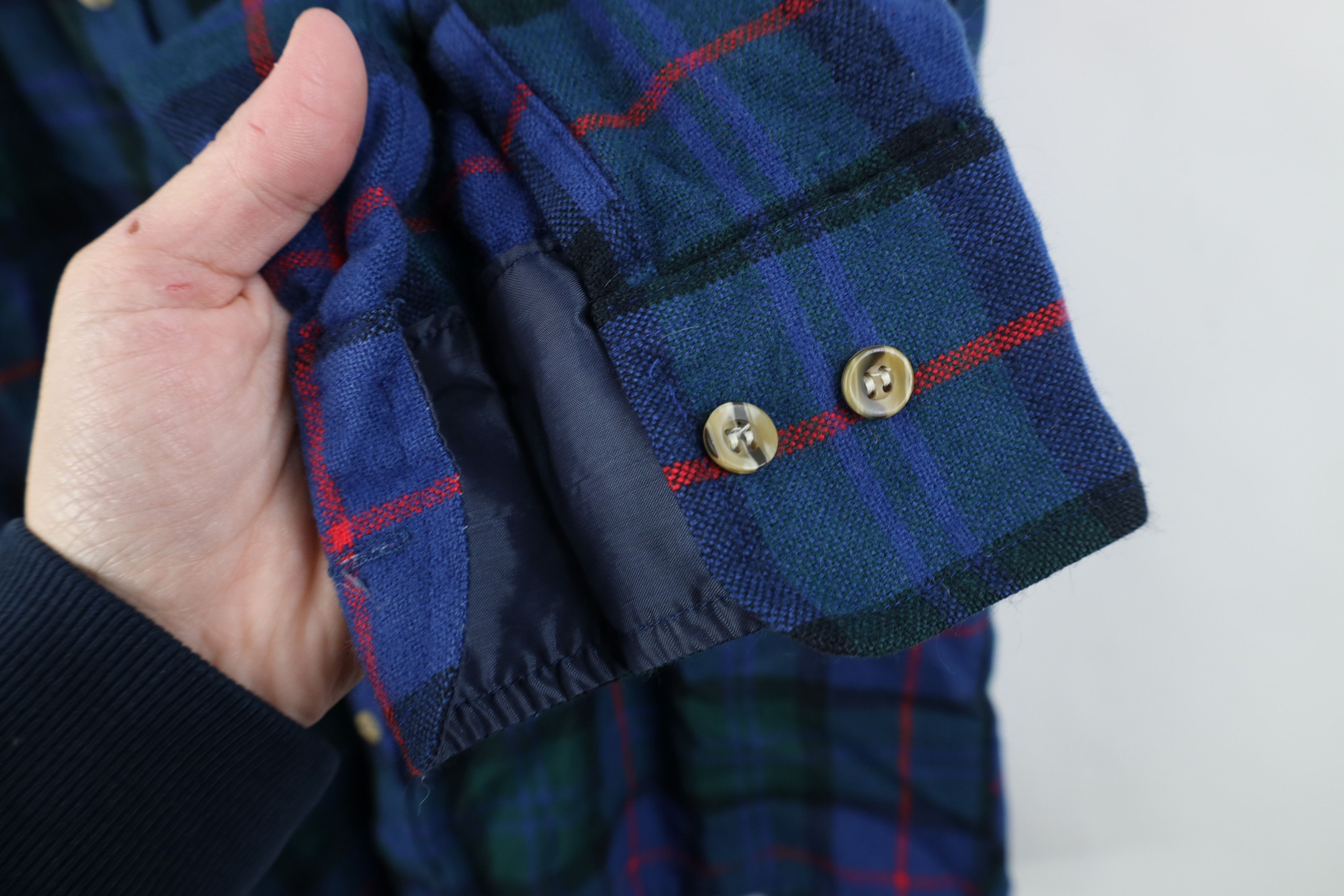 Vintage Vintage 70s 80s Streetwear Pocket Knit Collared Button Shirt Size US M / EU 48-50 / 2 - 9 Thumbnail