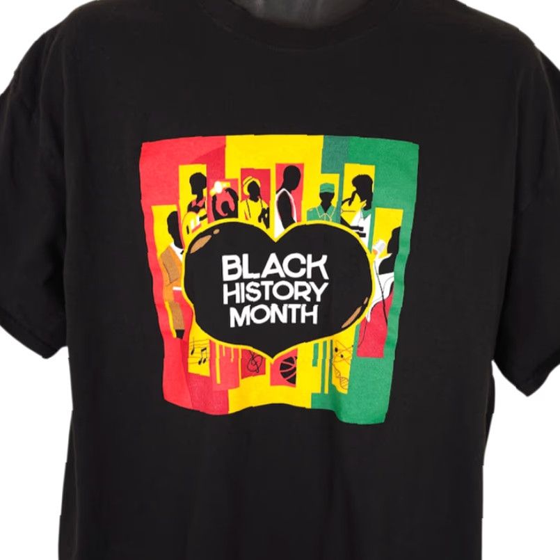 Port & Company Black History Month T Shirt Mens XL African American Port & Company Shirt Short Sleeve Crew Neck Size US XL / EU 56 / 4 - 2 Thumbnail