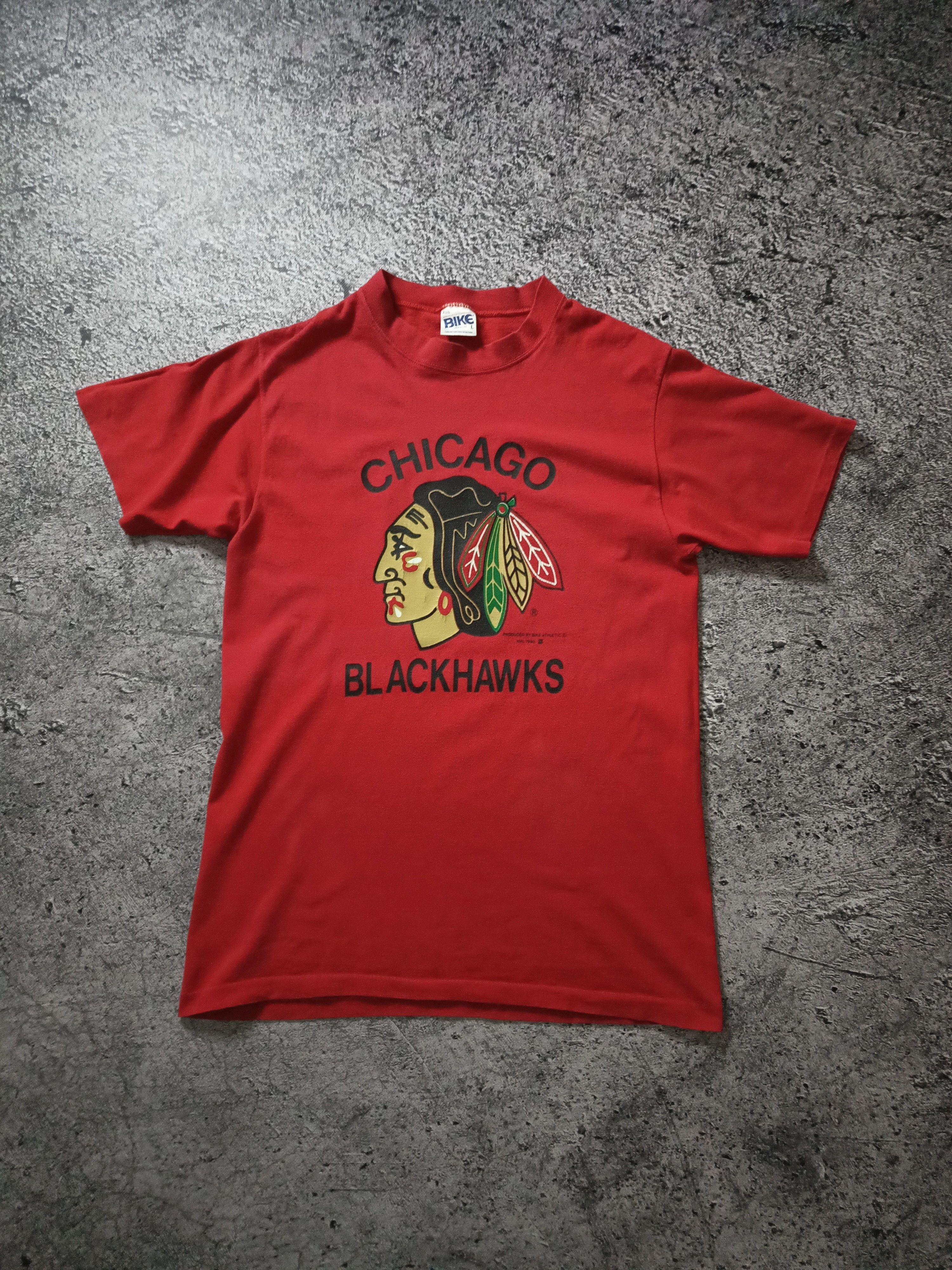 NHL × Vintage Vintage 1990 Chicago Blackhawks T-Shirt Size L NHL Size US L / EU 52-54 / 3 - 1 Thumbnail
