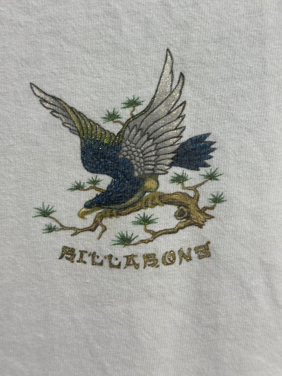 Billabong Vintage 90s Billabong Eagle Surfboard Faded Tee Size US L / EU 52-54 / 3 - 4 Thumbnail