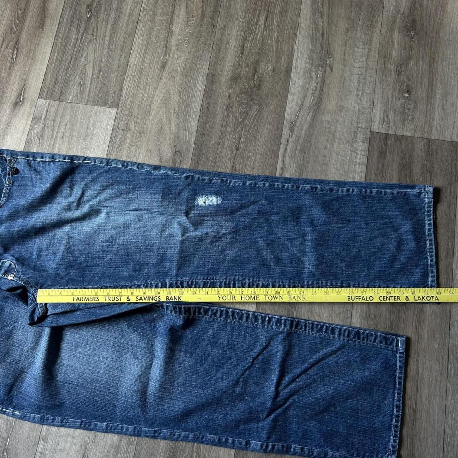 Other Sick y2k Parish Baggy Denim Embroidered Jeans size 42 Size US 42 / EU 58 - 7 Thumbnail