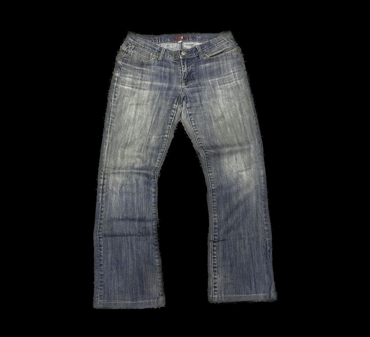 If Six Was Nine × Japanese Brand × Le Grande Bleu (L.G.B.) Flare☠️Blue Cult Washed Bootcut Cowboy Punk Jeans 90s Size US 30 / EU 46 - 1 Thumbnail