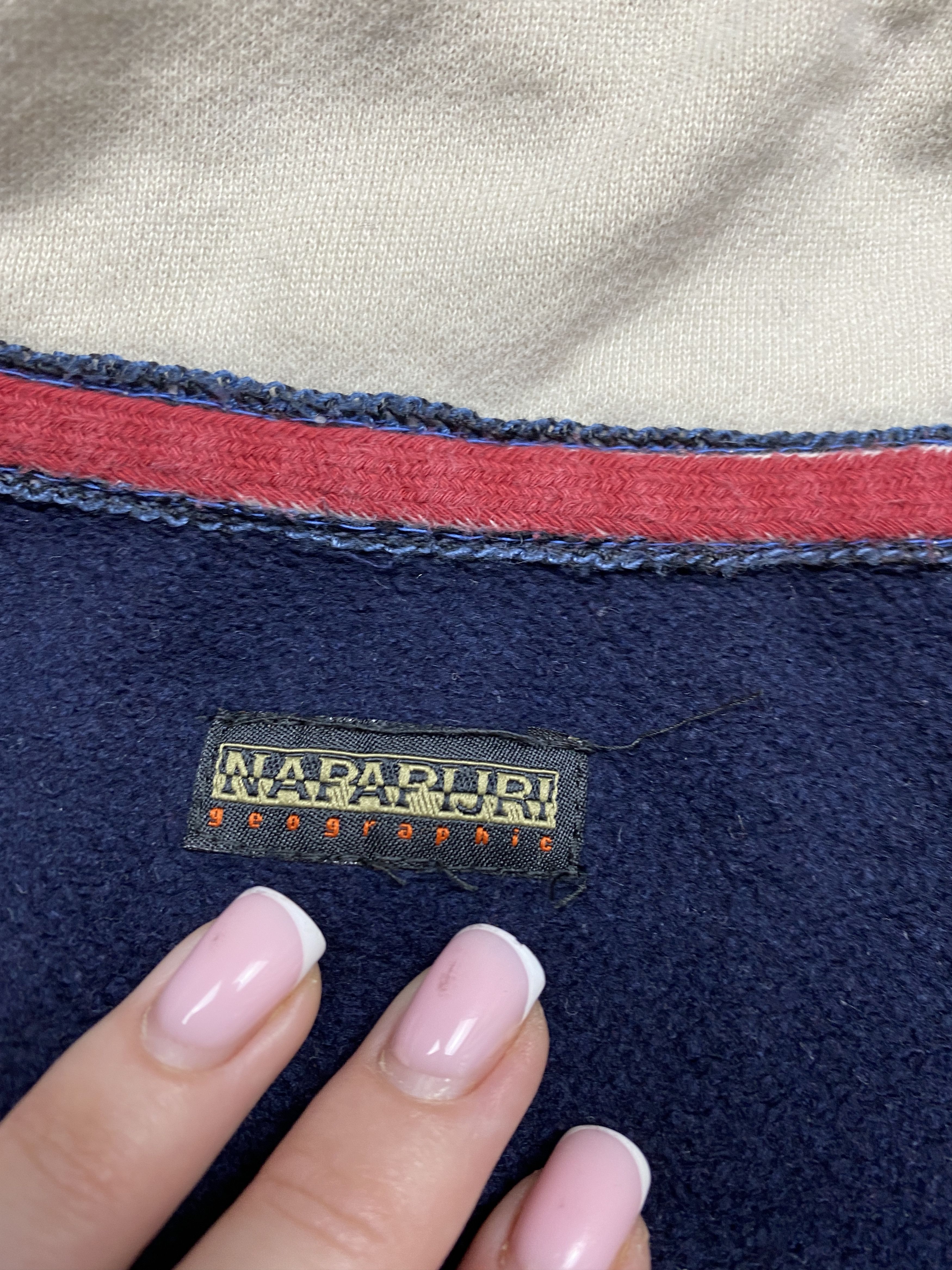 Napapijri × Vintage Napapijri Vintage Mens Full Zip Hoodie Size US XXL / EU 58 / 5 - 7 Thumbnail
