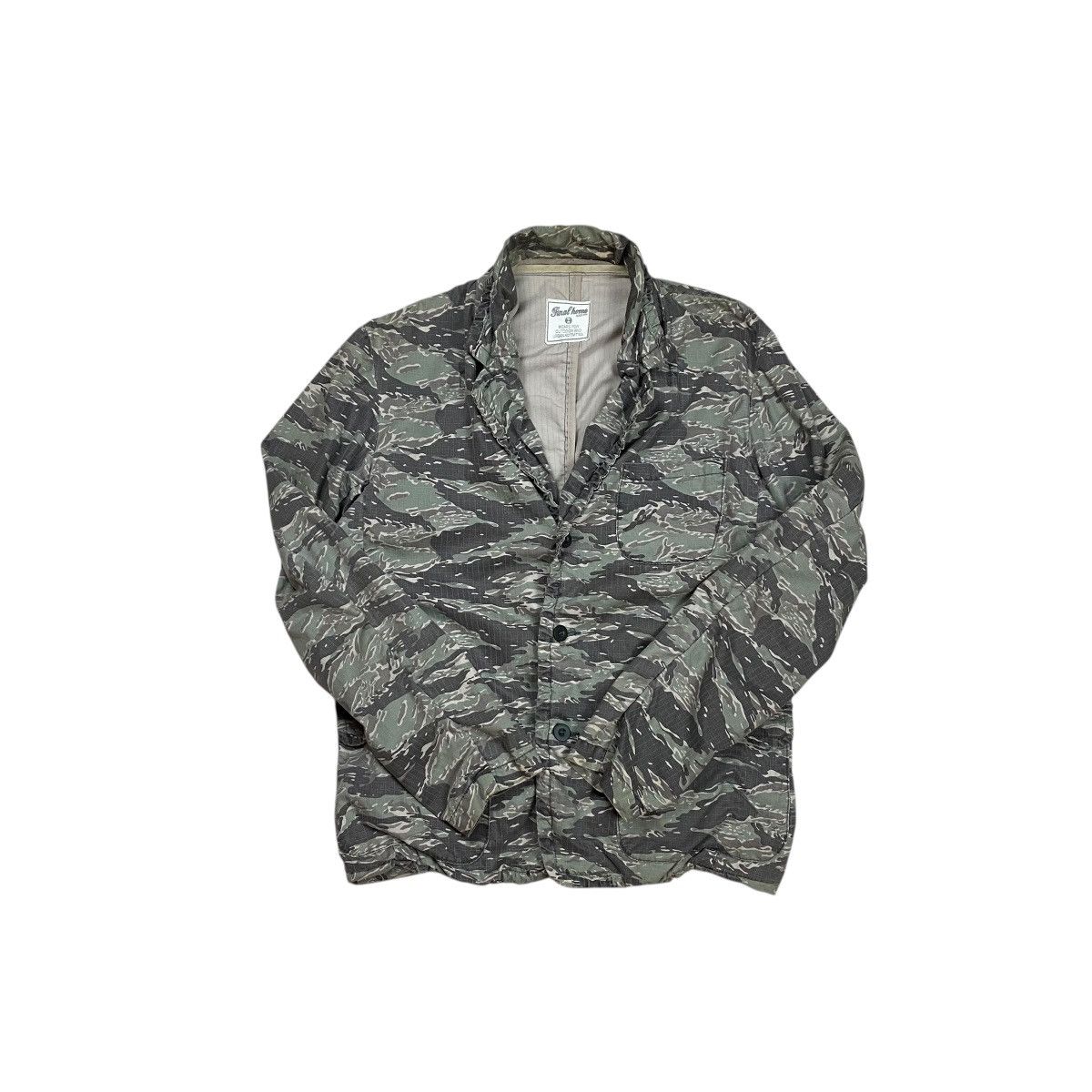 Final Home × Issey Miyake × Japanese Brand Final Home Tiger Stripe Camouflage Hunting Blazer Jacket Size US M / EU 48-50 / 2 - 3 Thumbnail