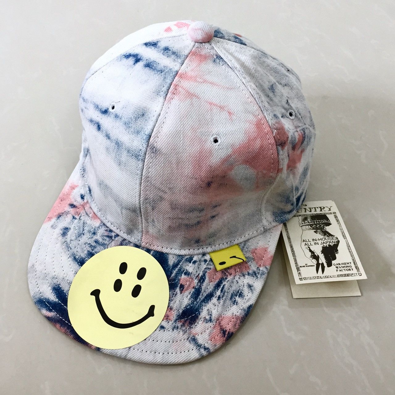 Kapital KAPITAL TIE DYE SMILE CAP Size ONE SIZE - 1 Thumbnail