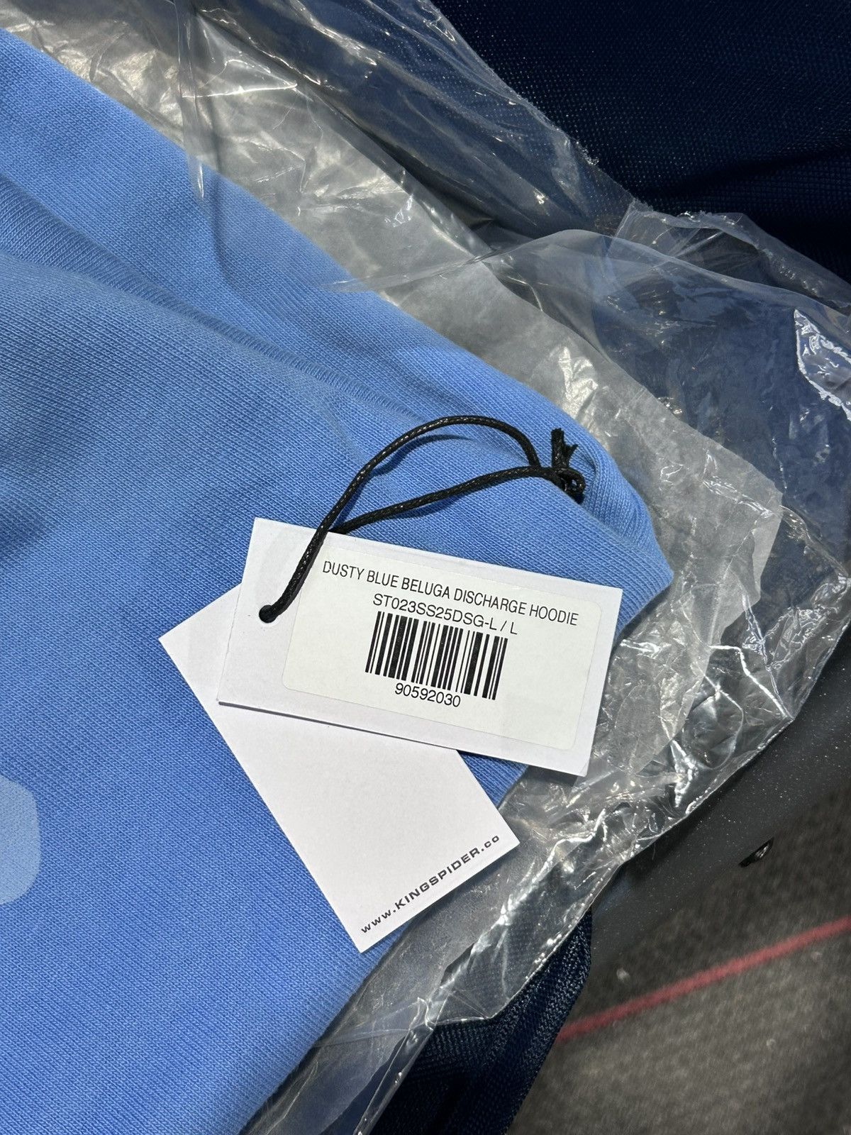 Sp5der Sp5der Beluga V2 Hoodie Dusty Blue Size L Size US L / EU 52-54 / 3 - 9 Thumbnail
