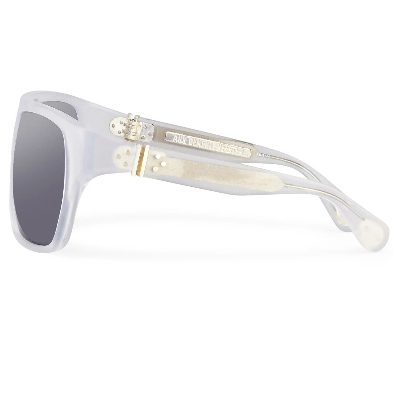 Ann Demeulemeester Ann Demeulemeester Sunglasses Oversized White and Grey Size ONE SIZE - 3 Thumbnail