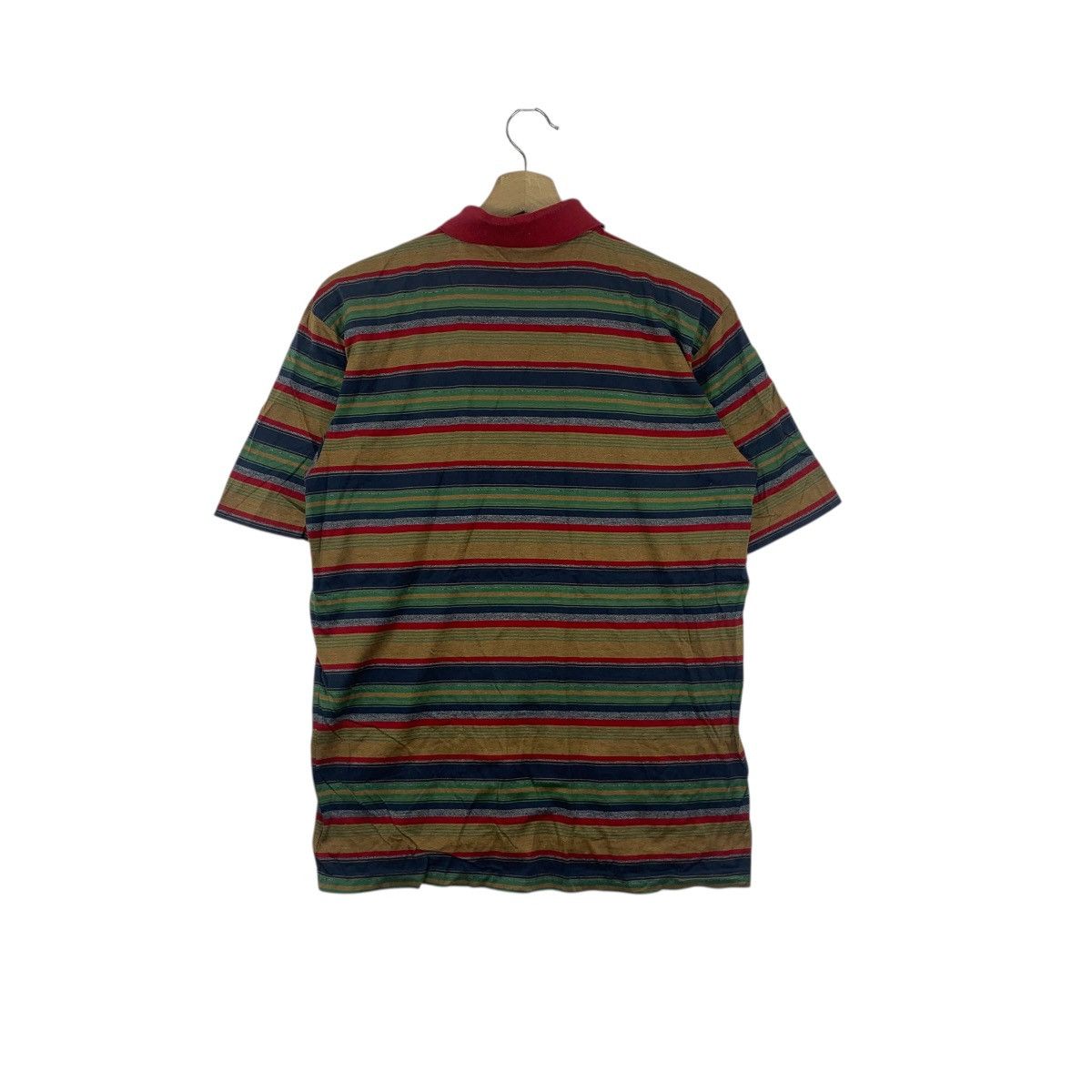 Vintage Vintage DUNHILL MADE IN ITALY Pure Cotton Striped Polo Tee Size US M / EU 48-50 / 2 - 8 Thumbnail
