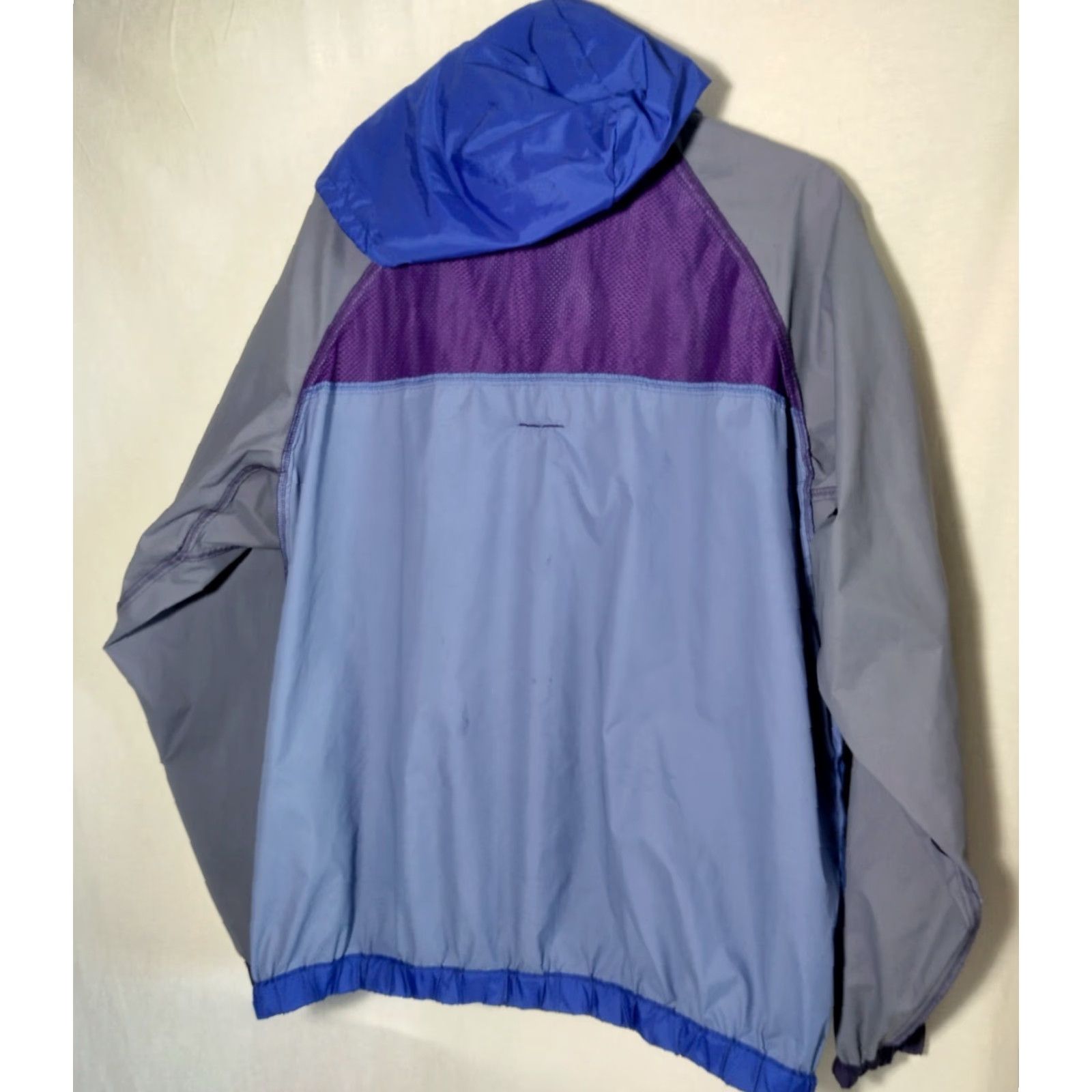 Vintage VINTAGE Columbia Windbreaker Jacket Women XL Blue Purple Hooded Outdoors Nylon READ Size XL / US 12-14 / IT 48-50 - 7 Thumbnail