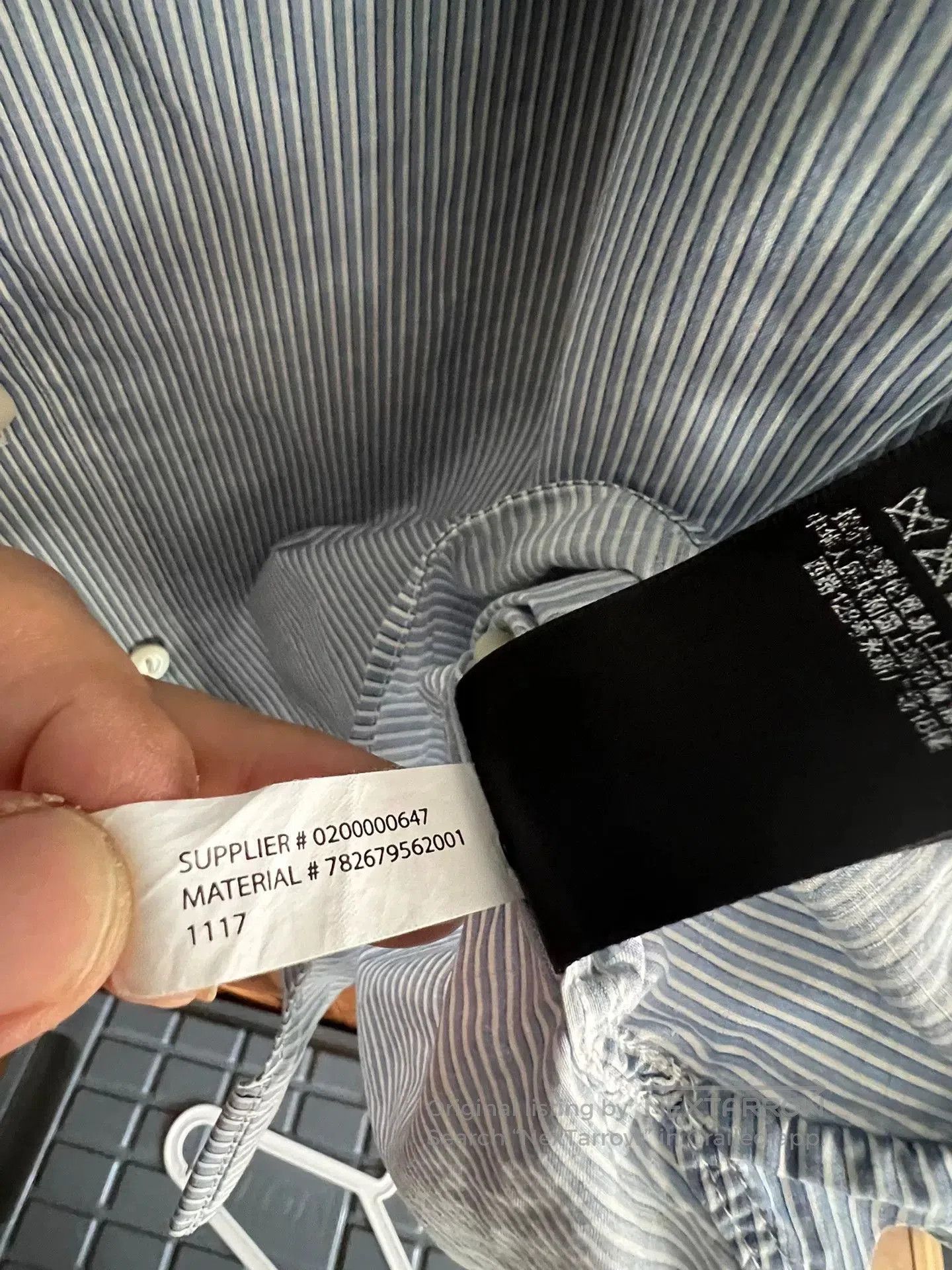 RRL Ralph Lauren RRL Long Sleeve Striped Shirt in Blue White. Size US M / EU 48-50 / 2 - 9 Thumbnail