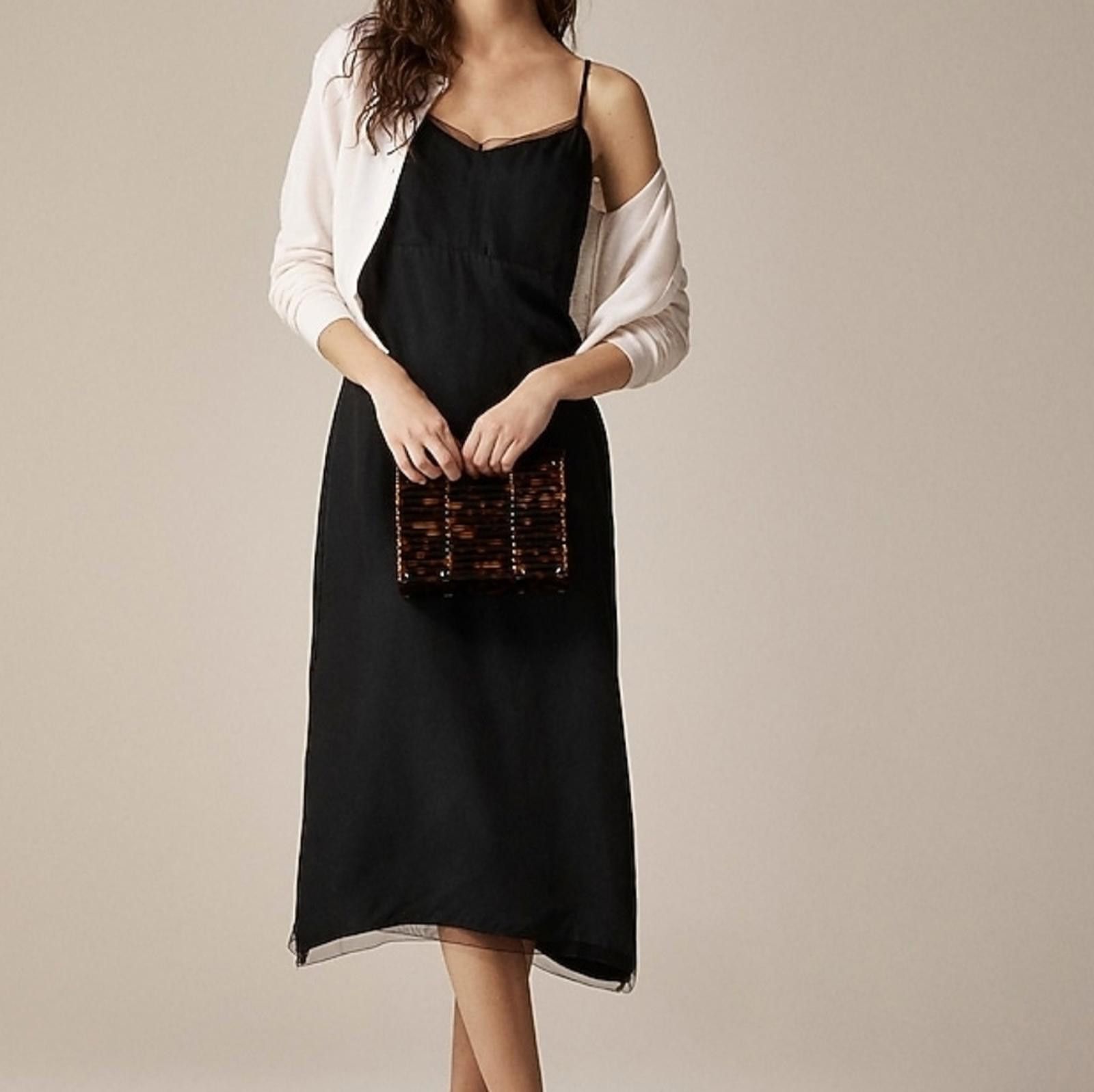 high neck white dress White Mock neck sleeveless low slit dress M / 6 / White / Skirt 110 cm