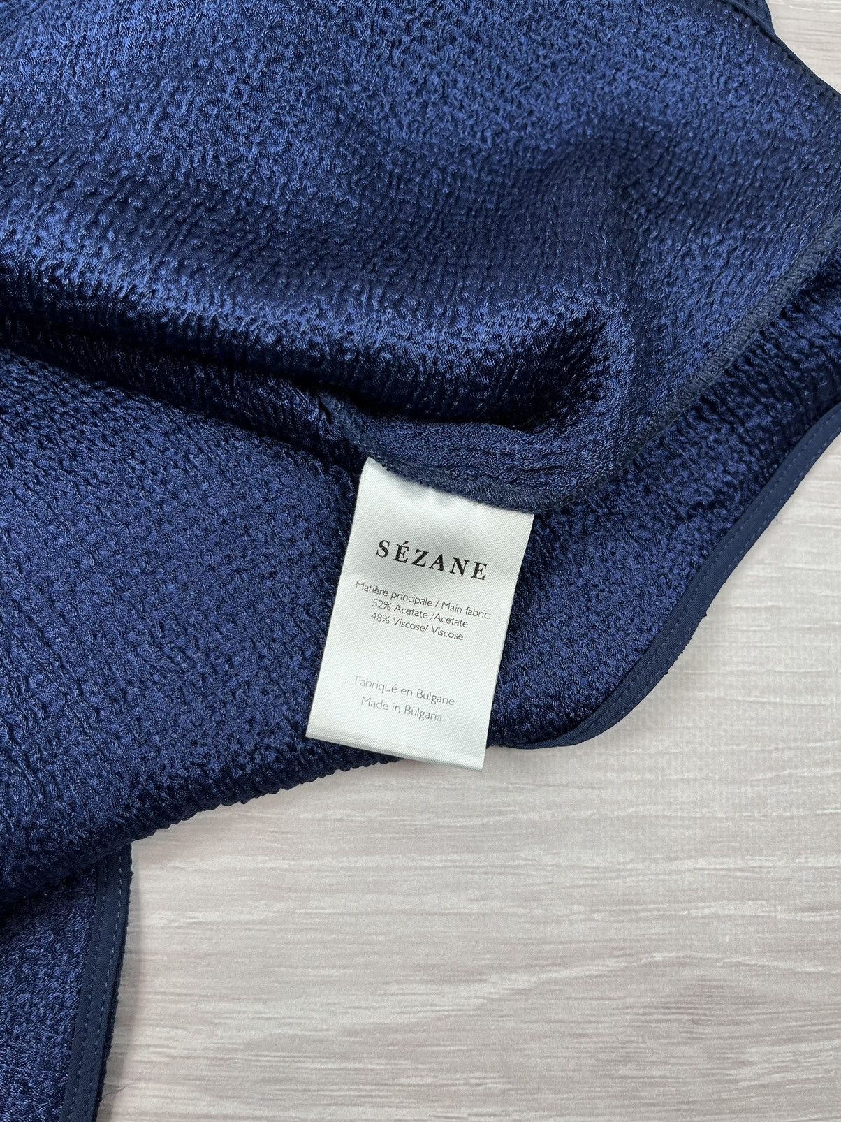 Sezane Sezane Luxury Robe Long Maxi Blue Dress 38 size Size XS / US 0-2 / IT 36-38 - 10 Thumbnail
