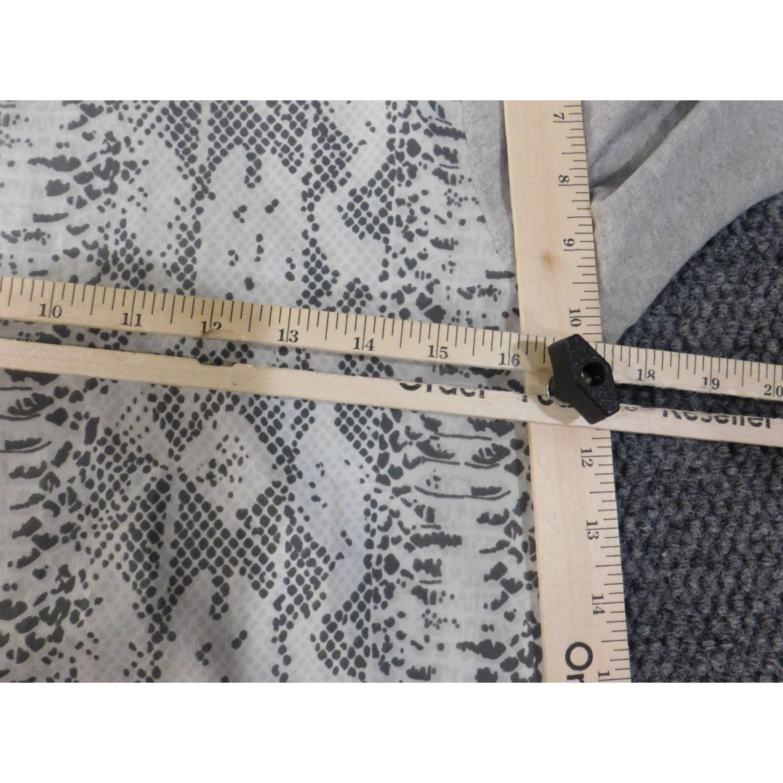 Ann Taylor Ann Taylor Sweater Pullover Crew Neck Long Sleeve Gray Cotton Knit Geometric Stretch, S, Casual, Regular, Women, Classic Fit Size S / US 4 / IT 40 - 6 Thumbnail