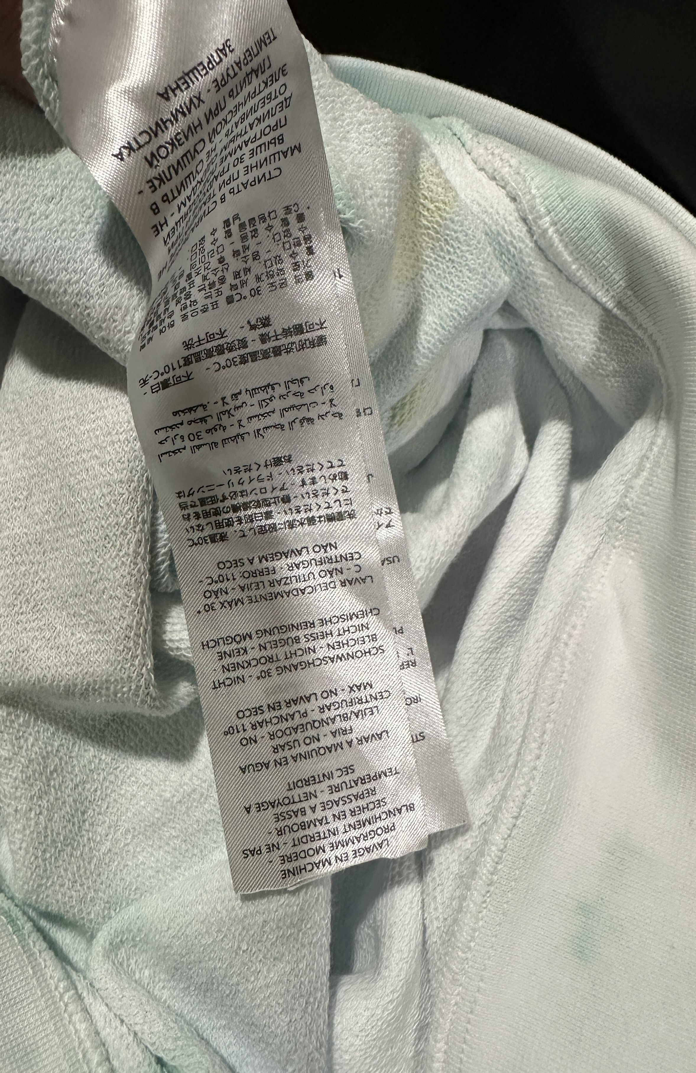 Alexander McQueen × MCQ Blue Tie-Dye Earth Up Hoodie Size XS / US 0-2 / IT 36-38 - 8 Thumbnail