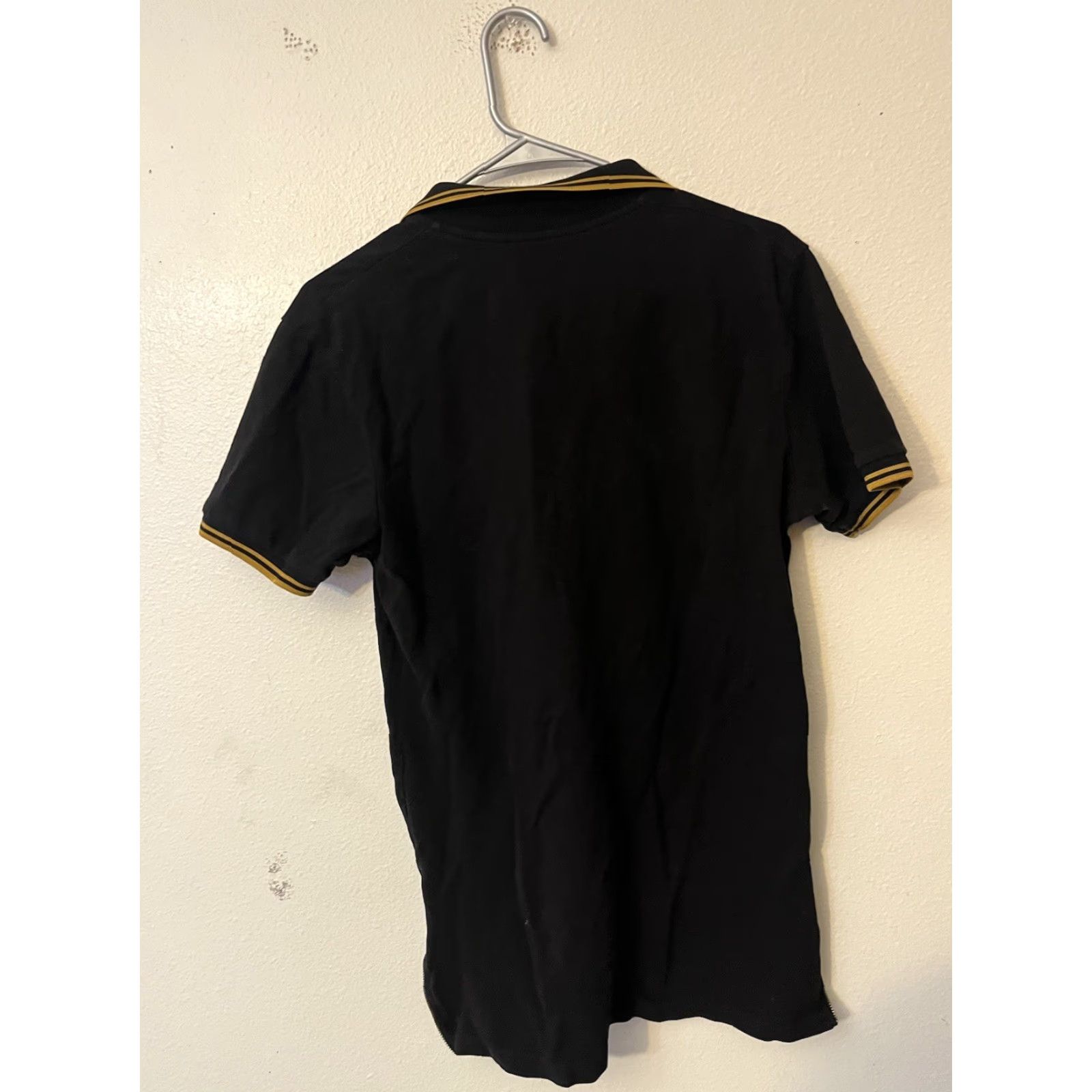 Zara Zara Polo Men’s Medium Black & Brown Detail Flaw Polo Shirt Mens M Black 90s 데t? Size US M / EU 48-50 / 2 - 3 Thumbnail