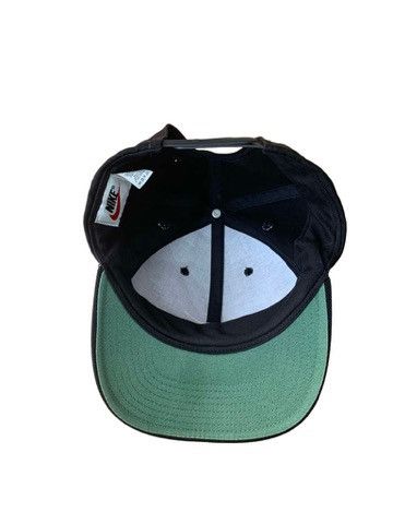 Nike × Vintage Vintage 90s Nike Embroidered Swoosh Snapback Hat Black Size ONE SIZE - 3 Thumbnail