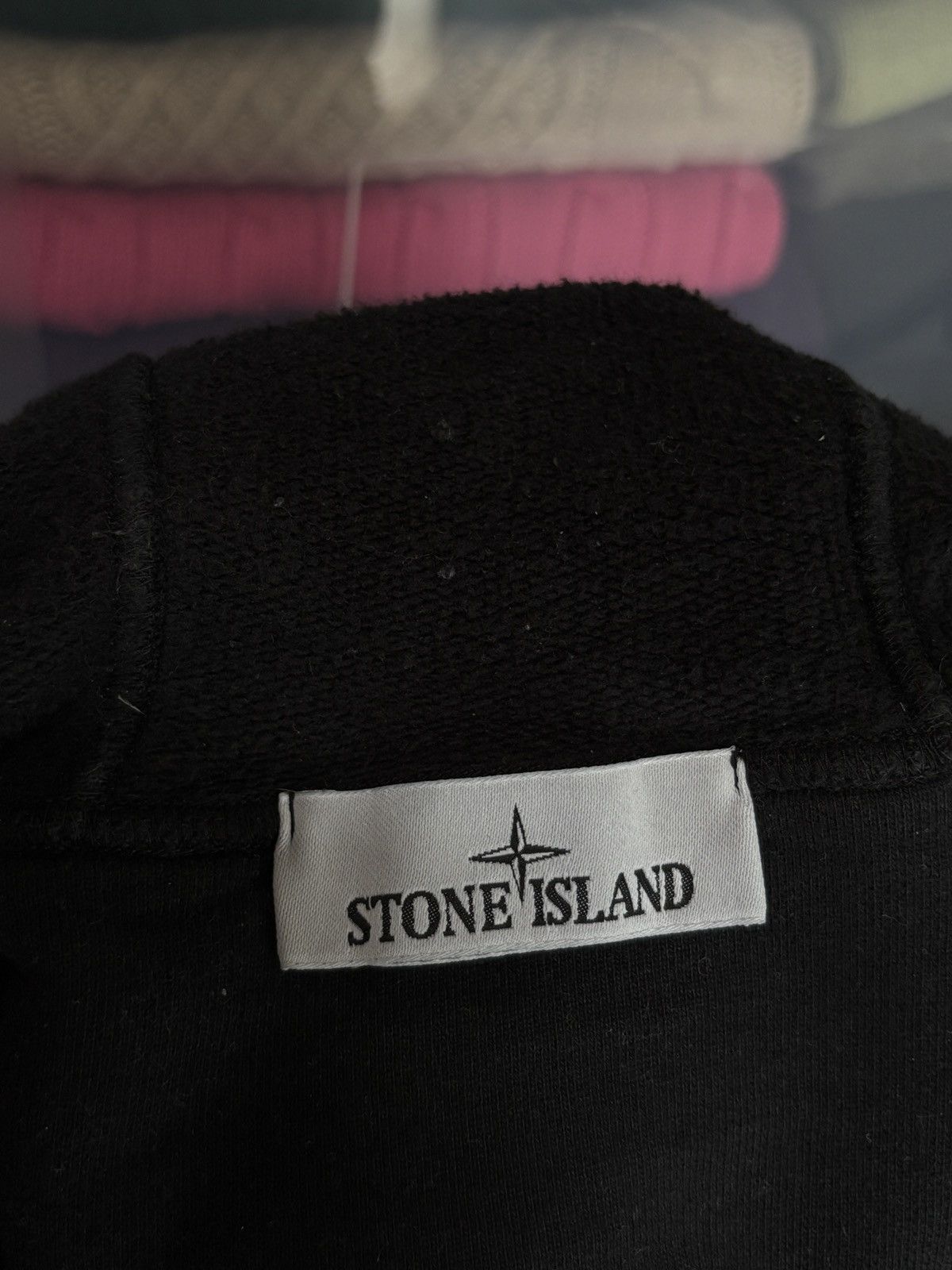 Massimo Osti × Stone Island Stone Island Black Hoodie Streetwear Badge Size US L / EU 52-54 / 3 - 8 Thumbnail