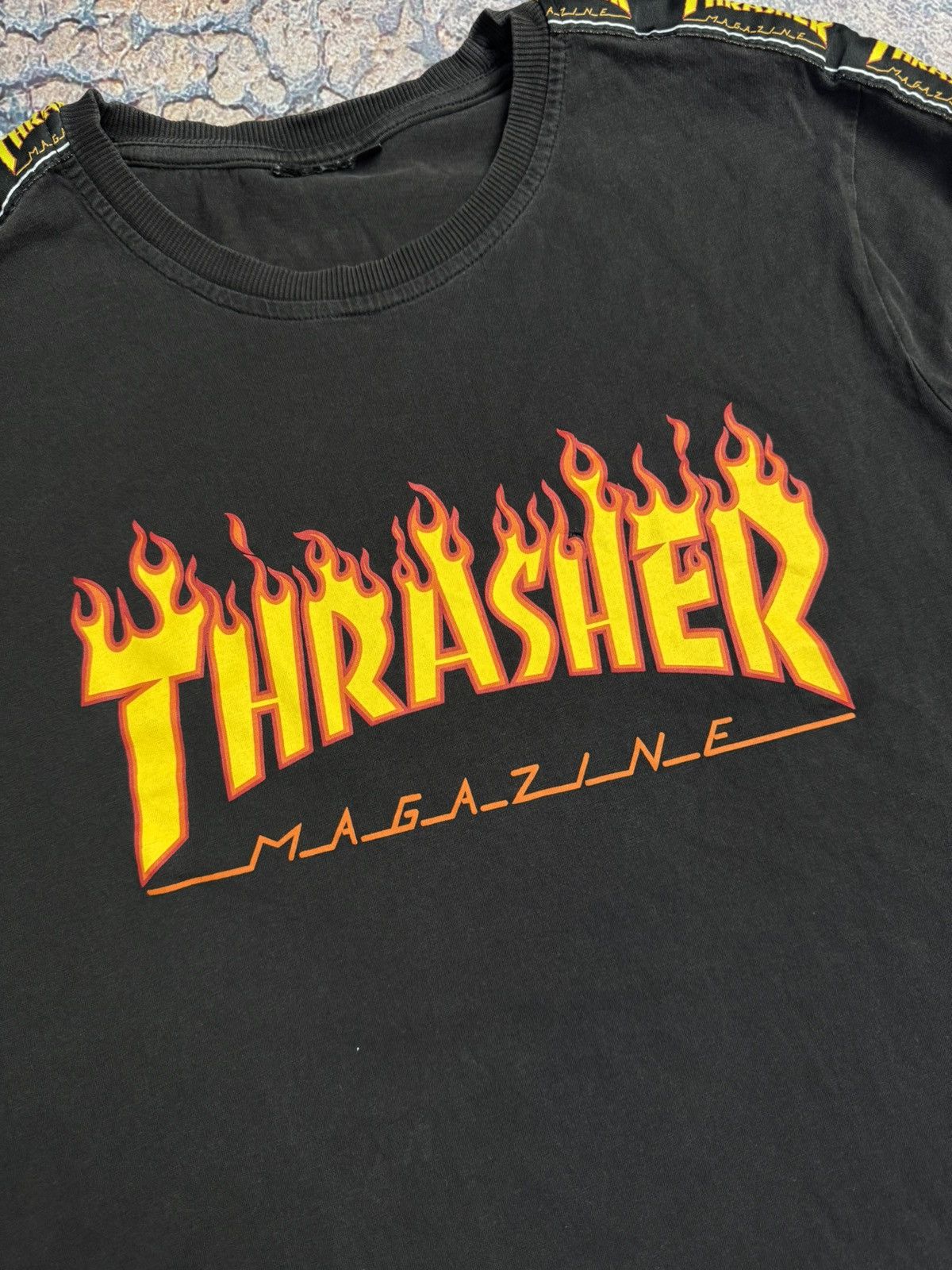 Thrasher Vintage Thrasher T Shirt Size M Y2K Skate Size US M / EU 48-50 / 2 - 2 Thumbnail