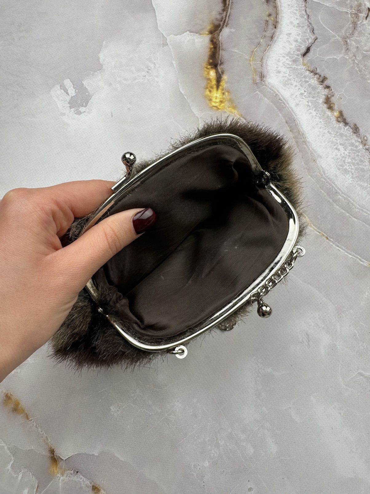Japanese Brand Vintage Faux Fur Mini Bag Size ONE SIZE - 3 Thumbnail