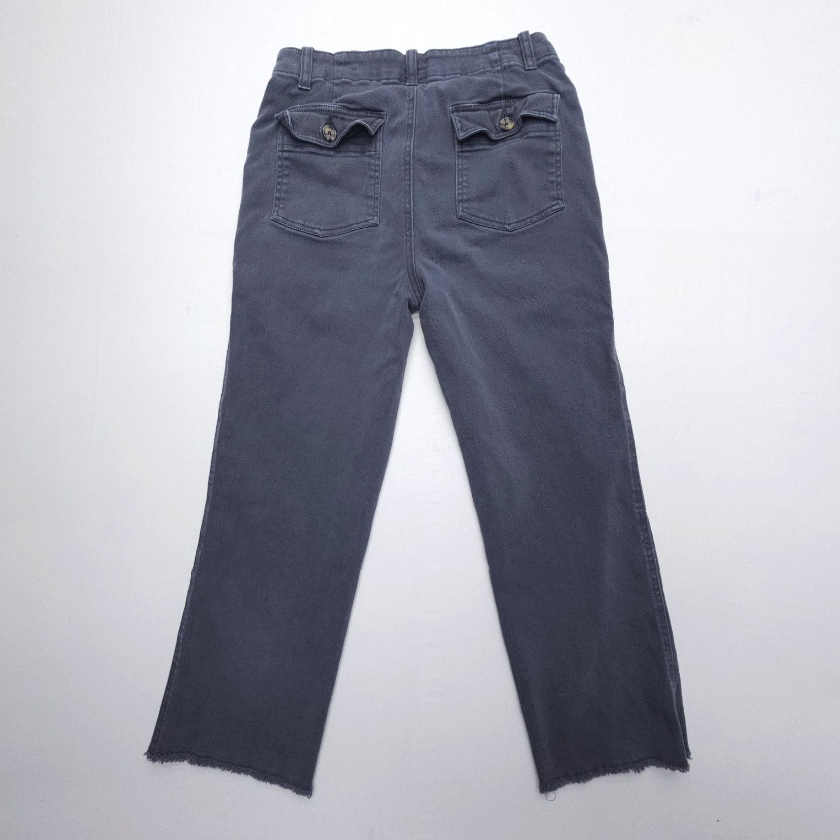 Faherty Faherty Pants in Washed Black Size 27 Cotton Blend Chino Straight Flat Front Regular Classic City Womens Size 27" / US 4 / IT 40 - 2 Thumbnail