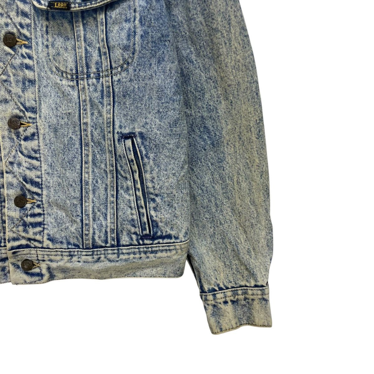 Lee × Vintage 💥Vintage Lee Acid Wash Trucker Jacket Size US M / EU 48-50 / 2 - 6 Thumbnail