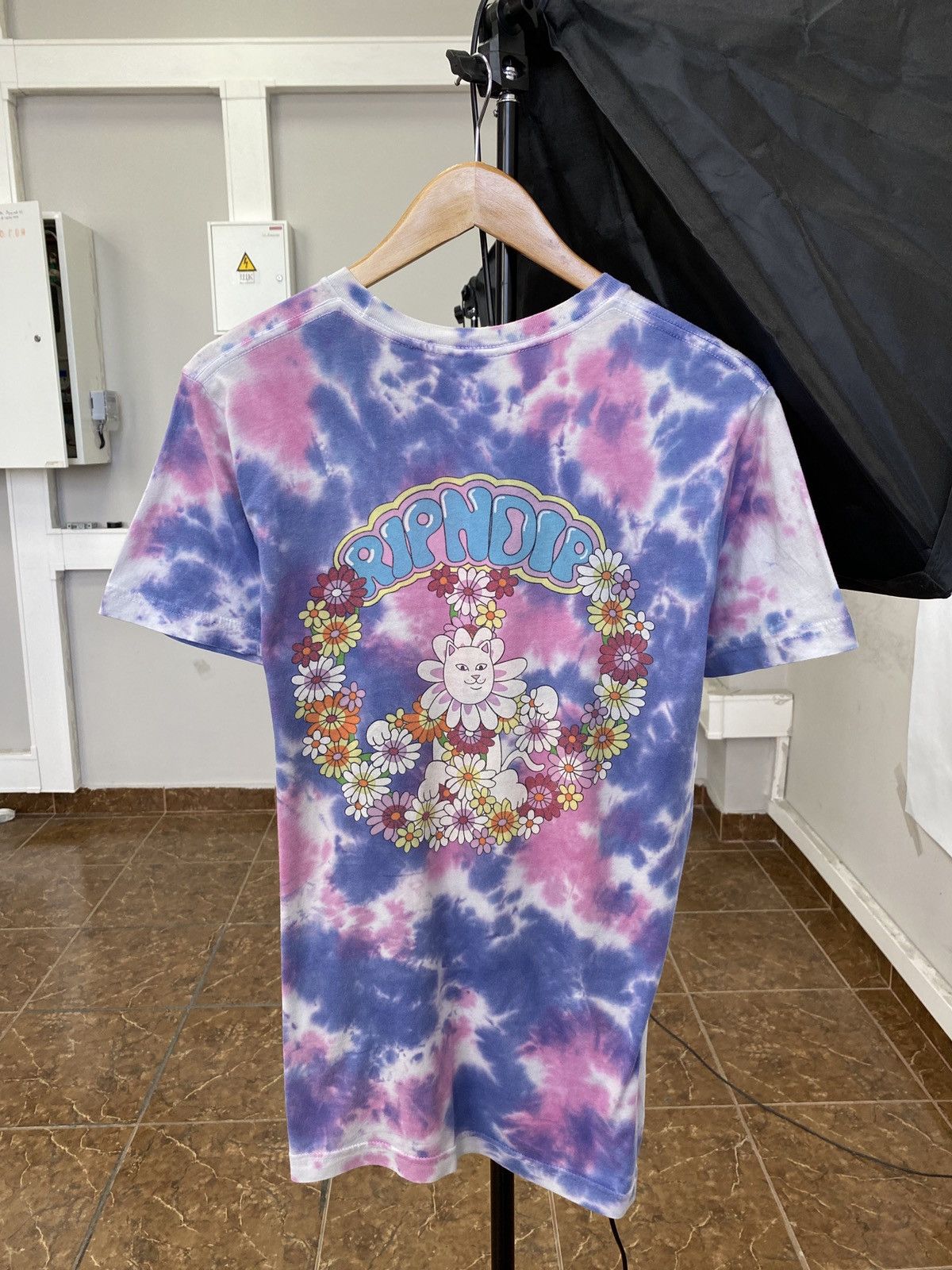Golf Wang × RIPNDIP ☮️ ✌️ Rip N Dip Peace Tie Dye Love t-shirt hype rare retro Y2K Size US M / EU 48-50 / 2 - 1 Thumbnail