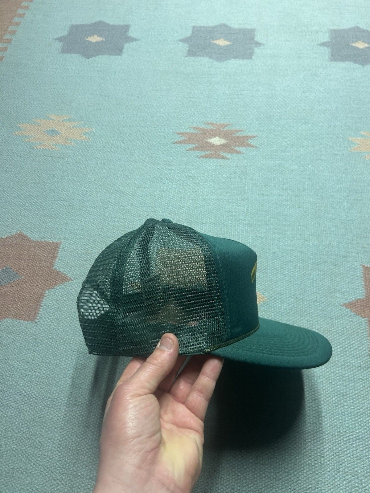 Vintage Vtg trucker hat Ittner bean grain Auburn Michigan farm snap Size ONE SIZE - 8 Thumbnail