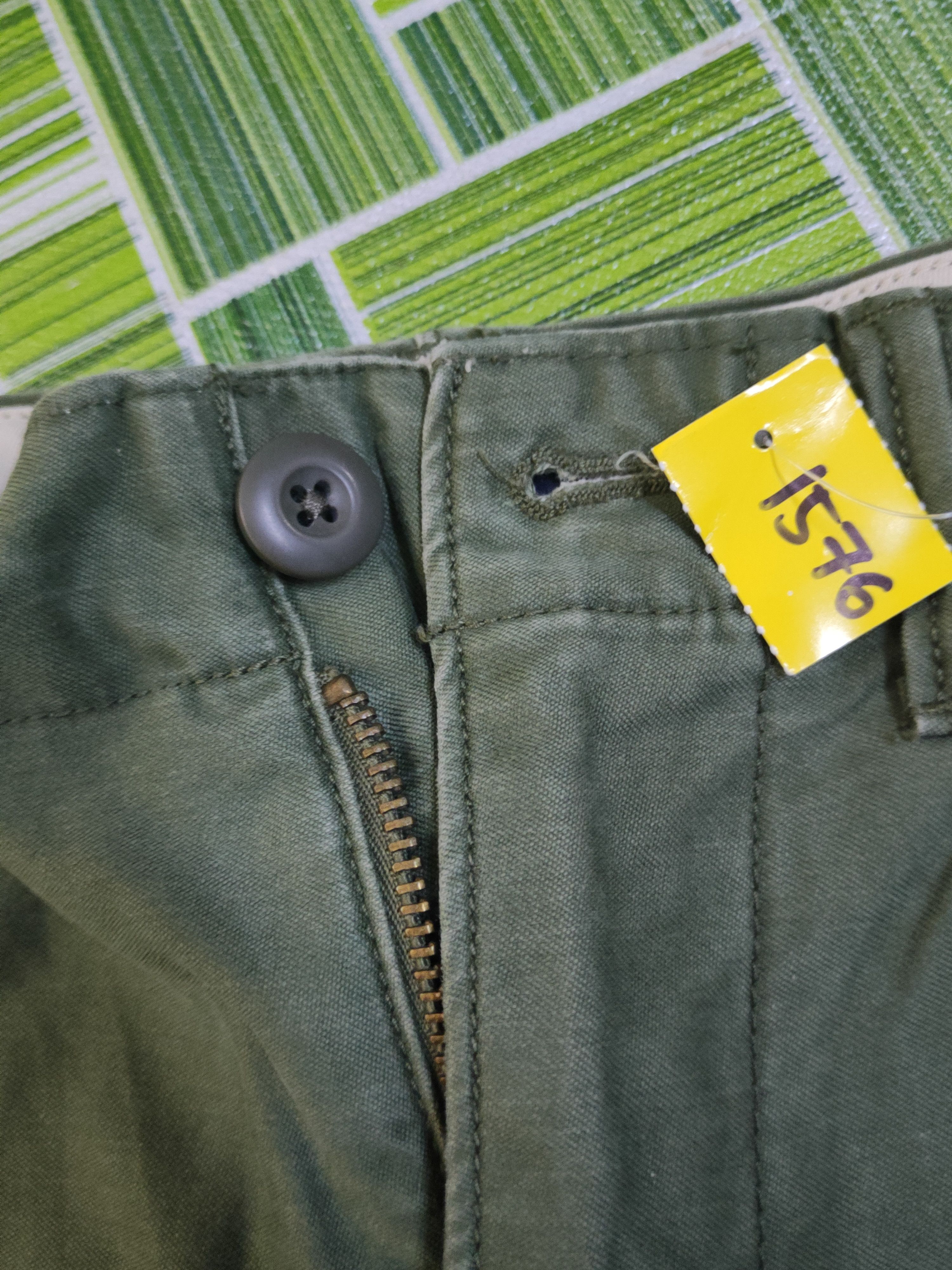 Japanese Brand DL Gap Green Multipocket Tactical Cargo Pants #1576 Size US 29 - 14 Thumbnail