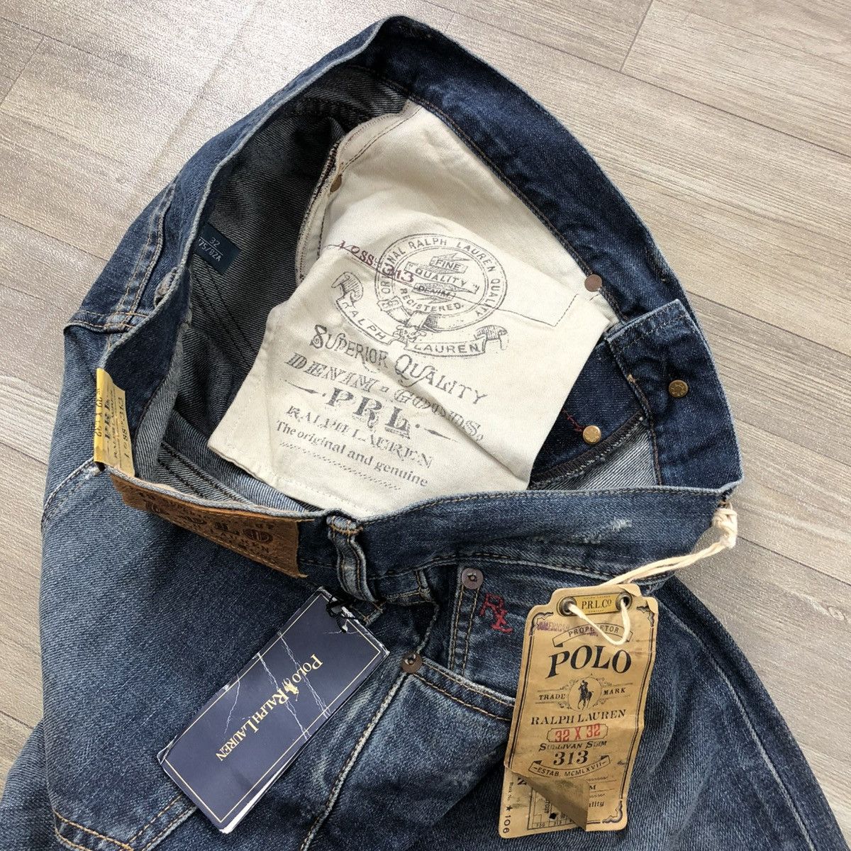 Polo Ralph Lauren × Vintage Vintage Polo Ralph Lauren PRL Distressed Jeans With Tag Size US 34 / EU 50 - 11 Thumbnail