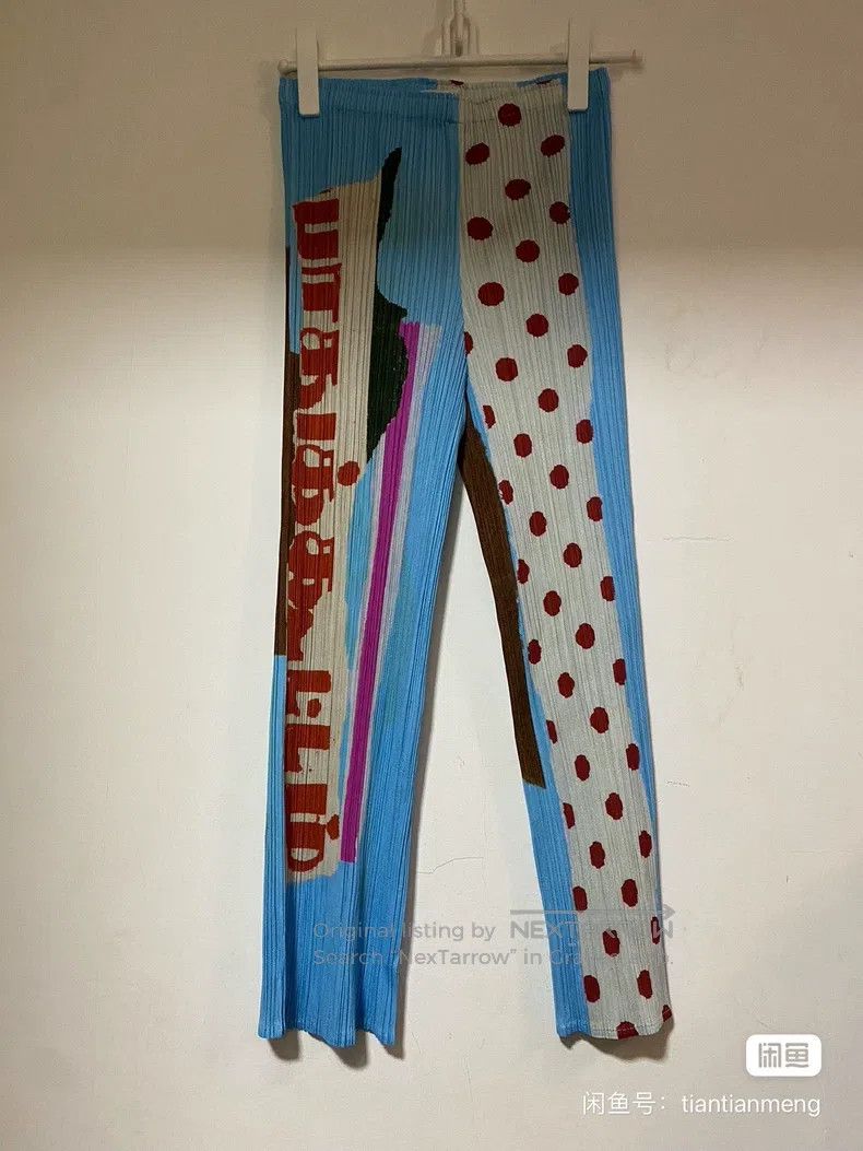 Issey Miyake size:5 Polka Dot Retro Pants