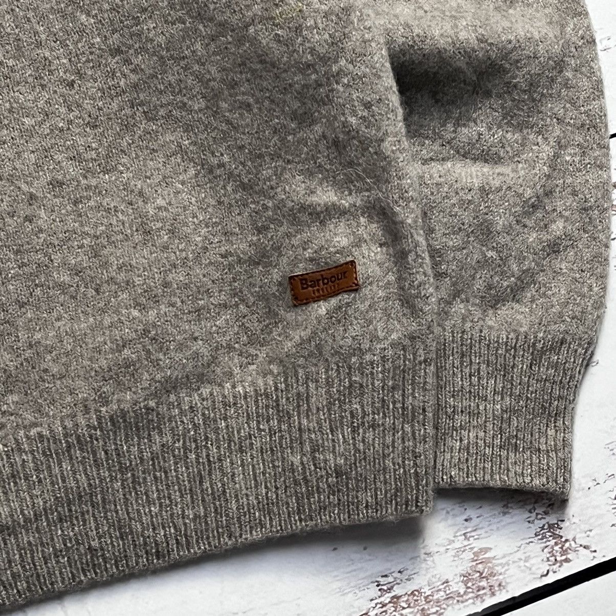 Barbour × Vintage Barbour Essential Patch Sweater Wool Knitted Vintage Y2K Size US M / EU 48-50 / 2 - 4 Thumbnail