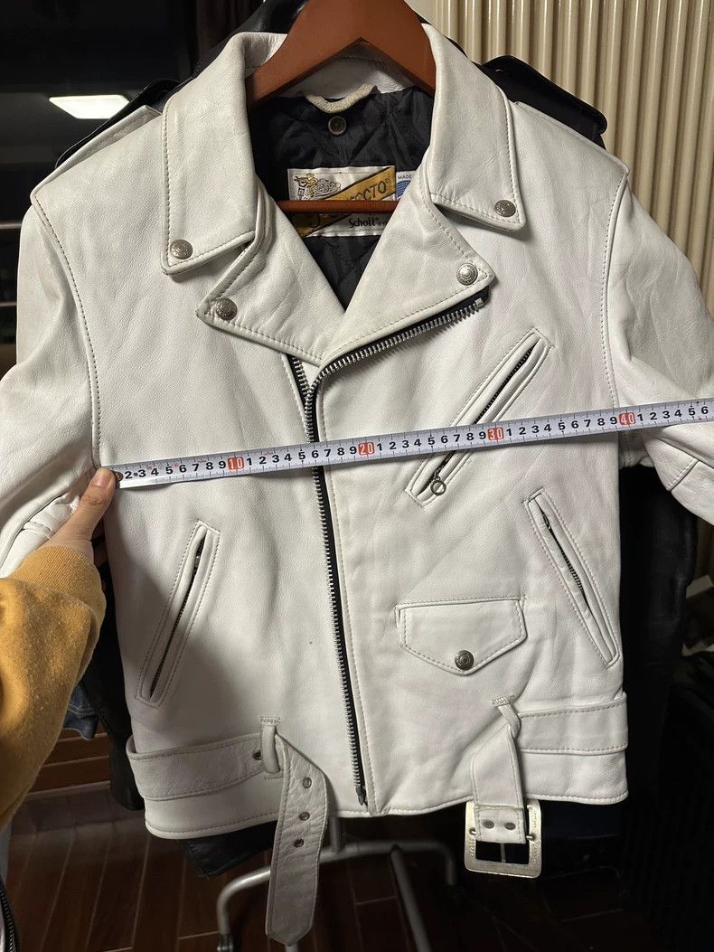 Schott Schott Cowhide cable-stayed leather coat Size US XXS / EU 40 - 8 Thumbnail