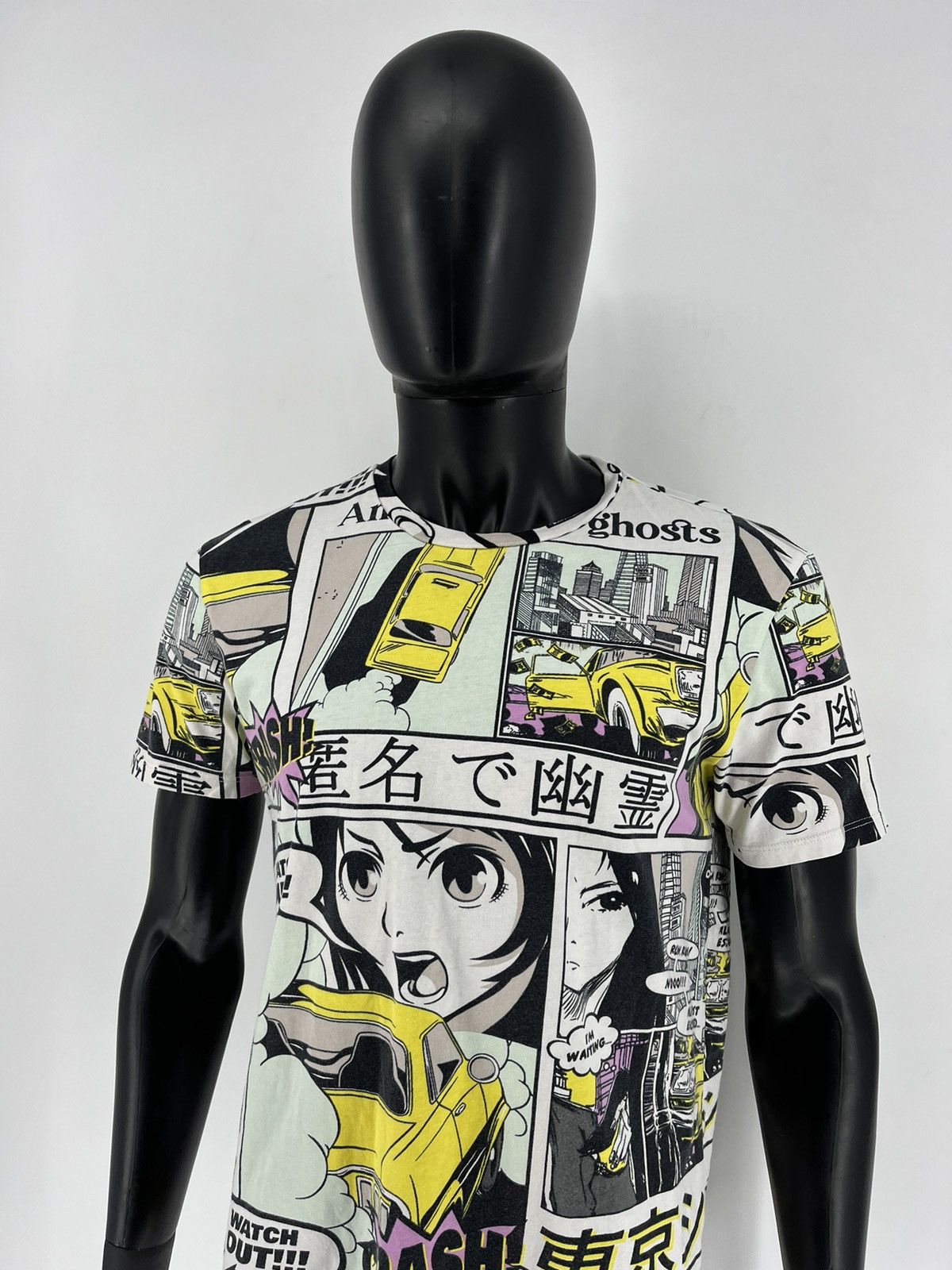 Anime Vintage Manga Panel tee Art Tee Anima Tee Graphic Tee Size US M / EU 48-50 / 2 - 5 Thumbnail