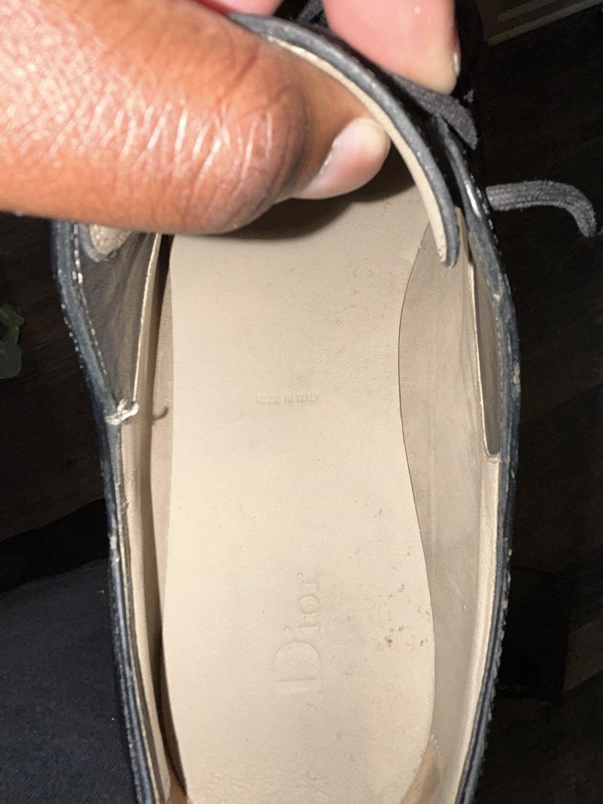Dior Black and blue calfskin Dior derby’s Size US 11.5 / EU 44-45 - 8 Thumbnail