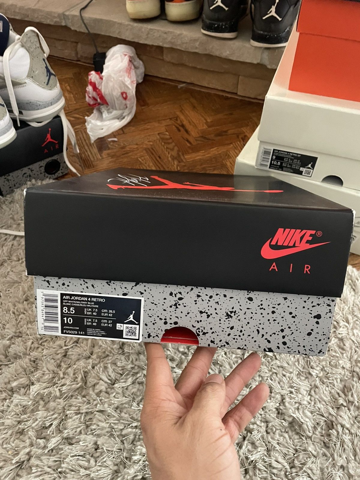 Jordan Brand Jordan 4 Military Blue Size US 8.5 / EU 41-42 - 11 Thumbnail