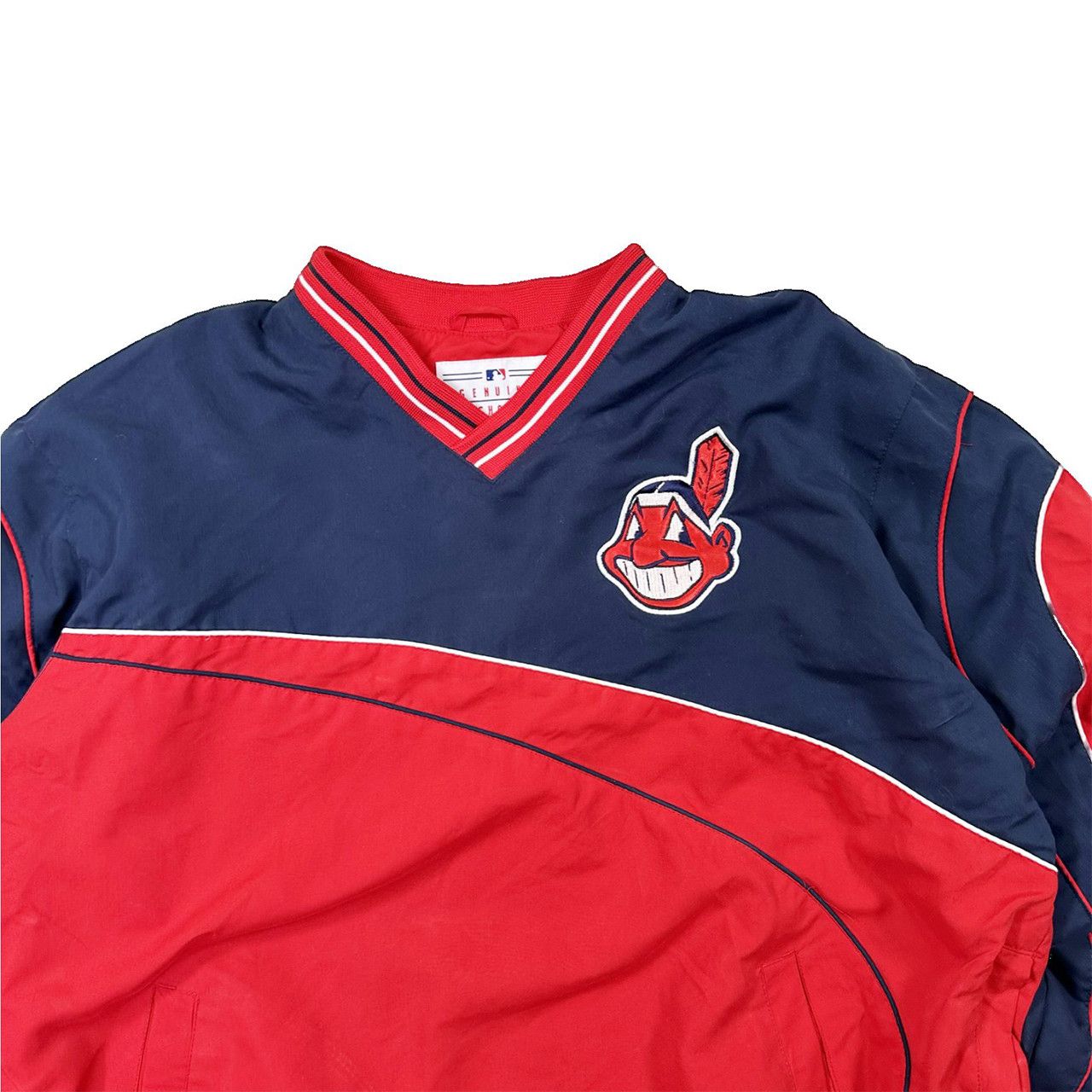 Vintage Vintage 90s Cleveland Guardians Classic Logo Pullover Size US L / EU 52-54 / 3 - 2 Thumbnail