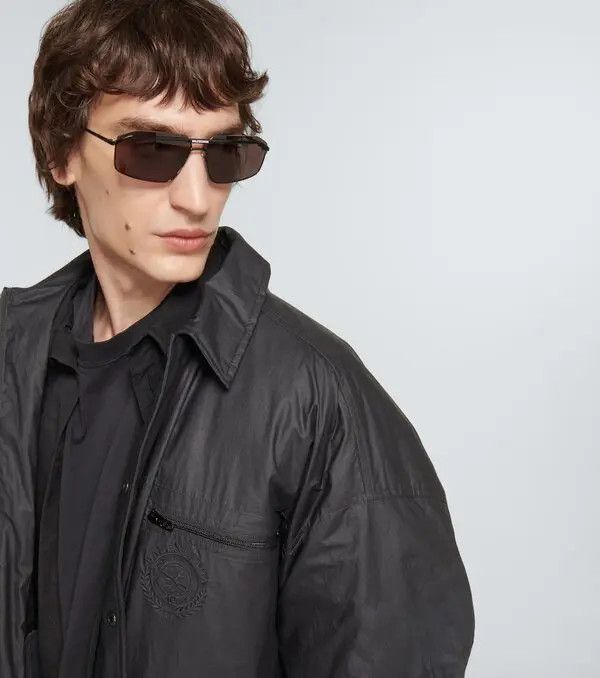 Balenciaga o1srvl11e1124 Scissors Crest Parka Removable Lining Black Size US XL / EU 56 / 4 - 5 Thumbnail