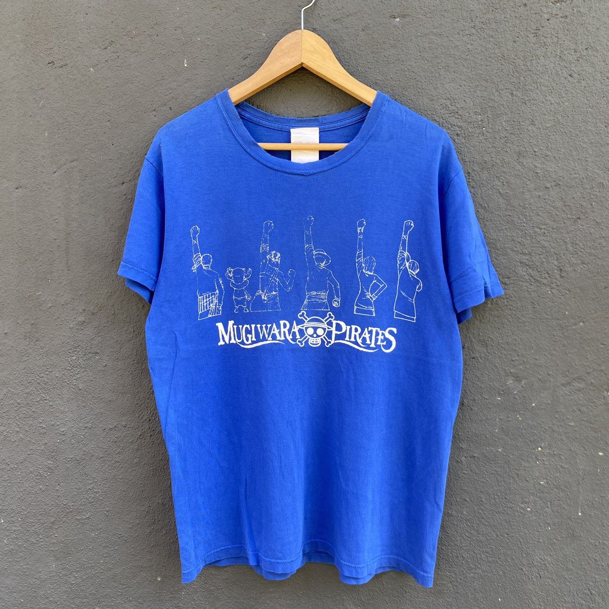 Anime Thrashed Faded Vintage Mugiwara Pirates One Piece Anime Tee Size US L / EU 52-54 / 3 - 1 Thumbnail