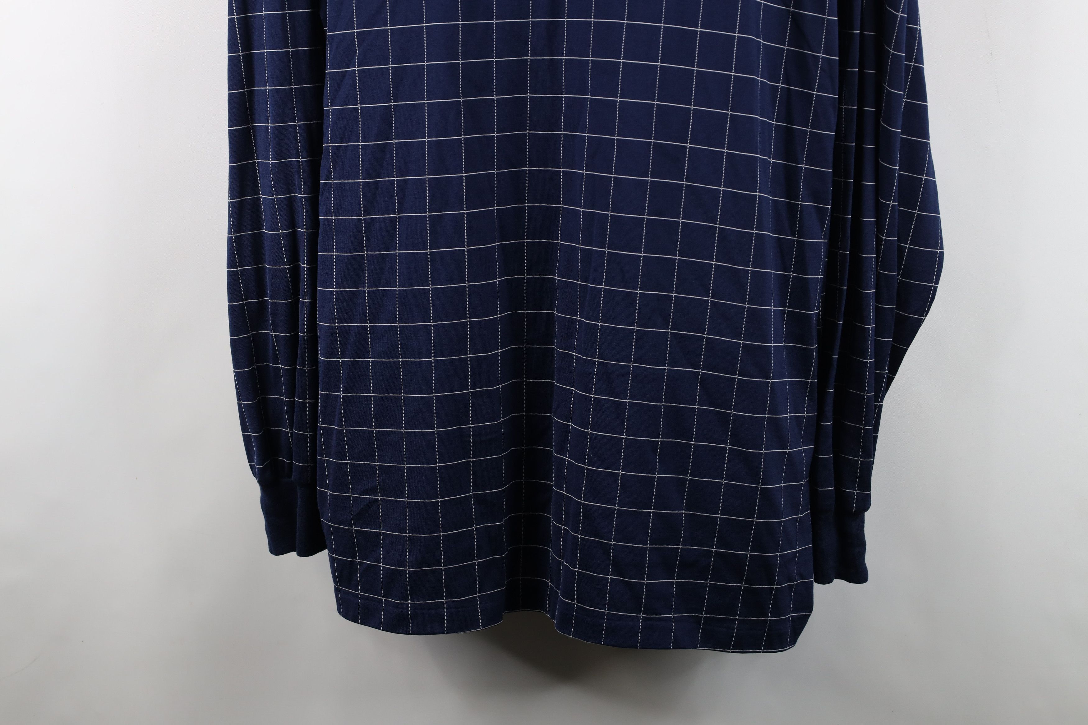 Ralph Lauren Vintage 90s Ralph Lauren Knit Long Sleeve Rugby Polo Plaid Size US XXL / EU 58 / 5 - 3 Thumbnail