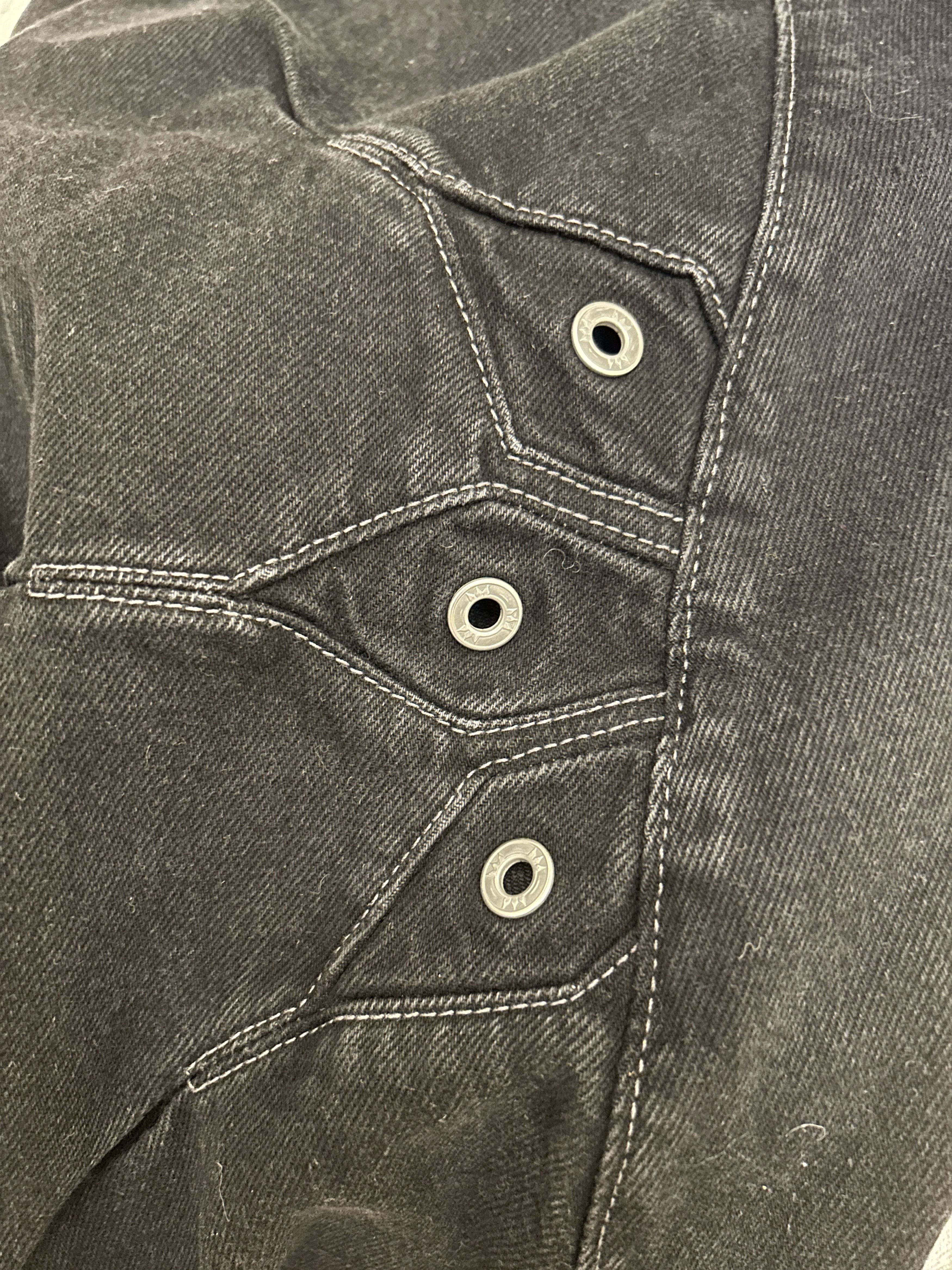 Kiko Kostadinov × Levi's Levi's Articulate Knee Trouser – Black Denim Size US 38 / EU 54 - 9 Thumbnail