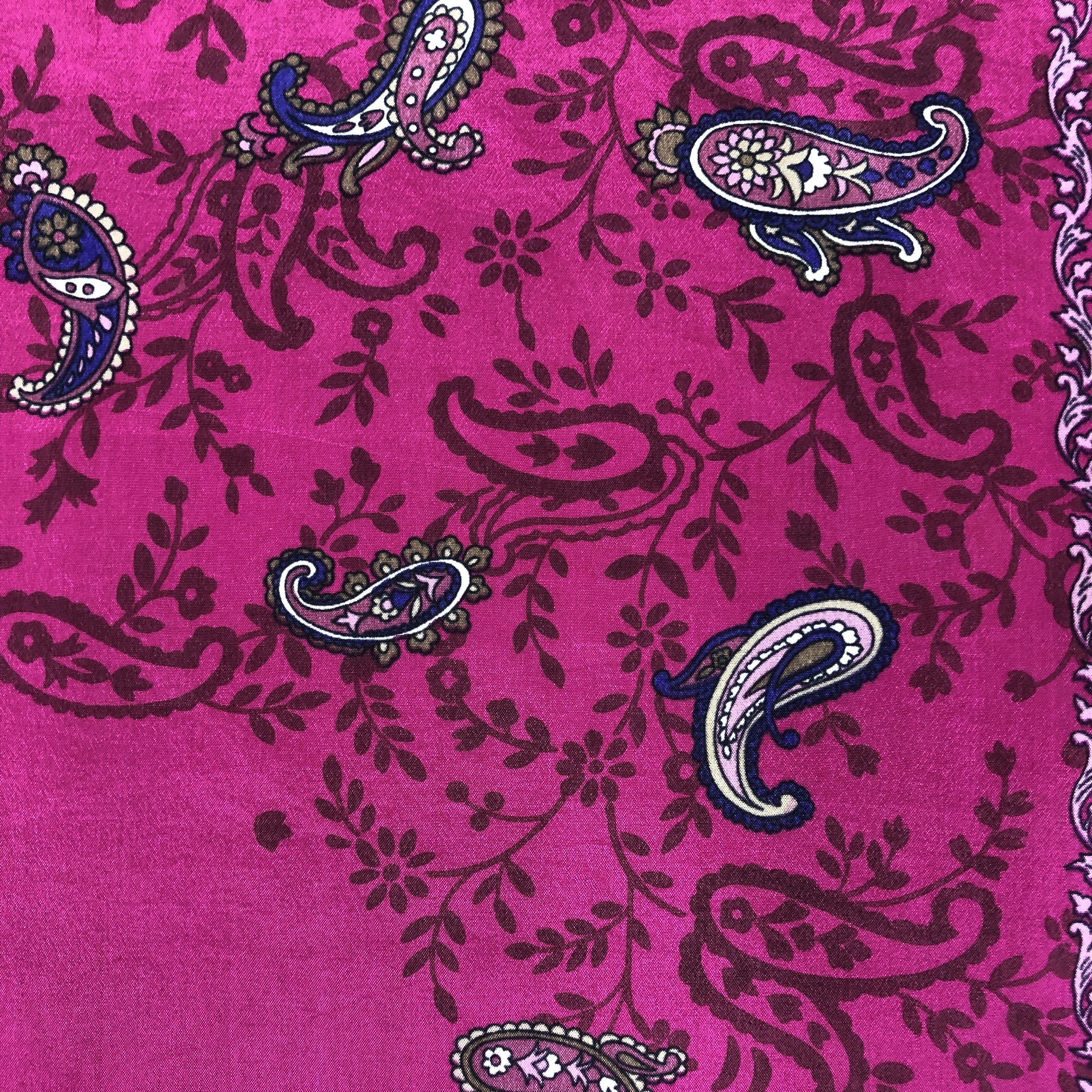 Other × Vintage Vintage SILK Scarf Twill Stole Wraps Scarves Size ONE SIZE - 8 Thumbnail