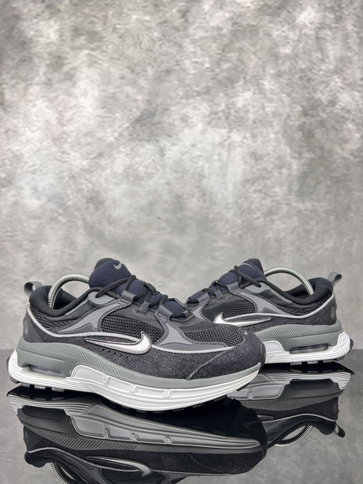 Nike Nike Air Max Bliss Black Silver | Men's 8.5 US / EUR 41 Size US 8.5 / EU 41-42 - 5 Thumbnail