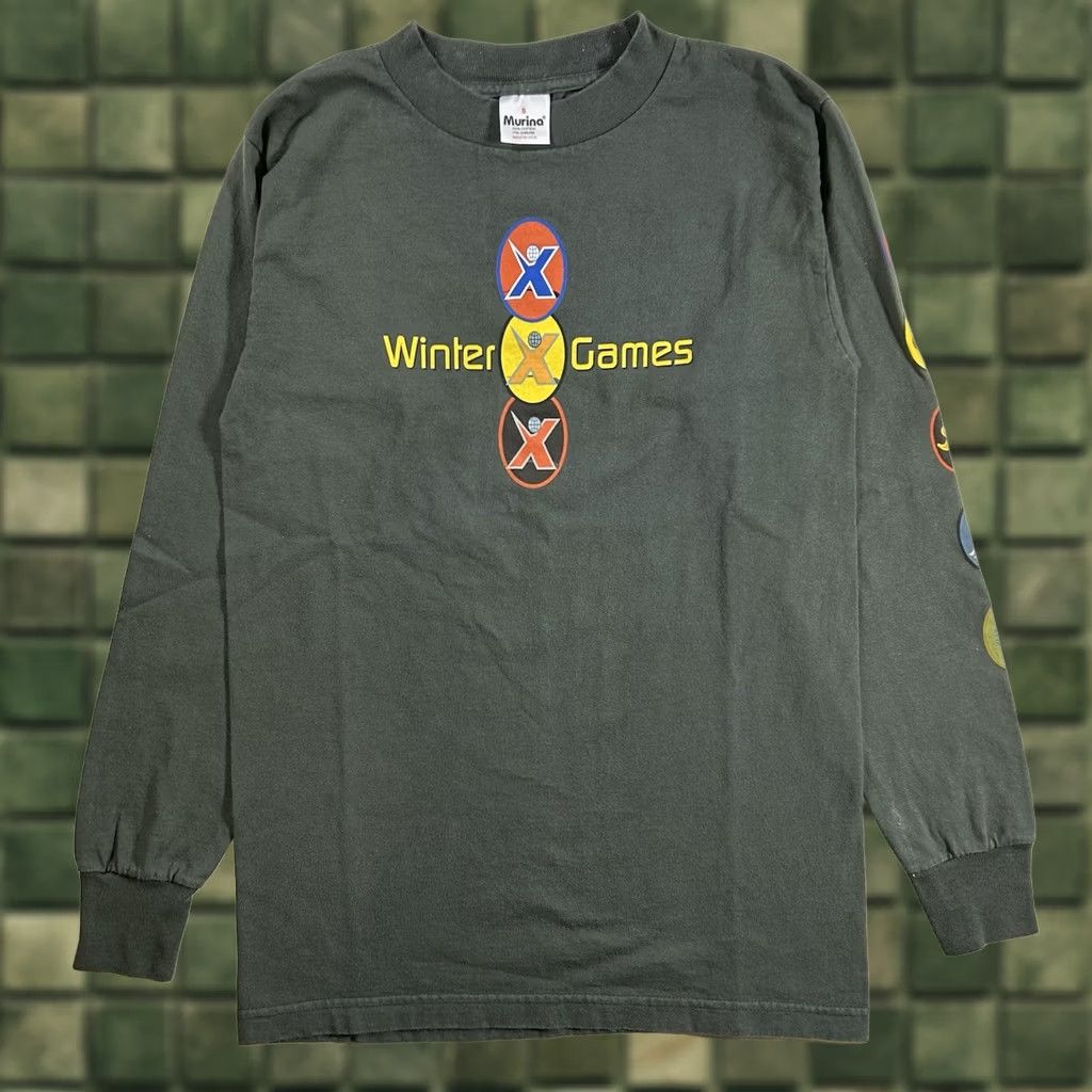 Vintage VINTAGE Winter X Games 2001 Mount Snow Vermont Long Sleeve T Shirt Small Green Mens XS- Regular? Size US S / EU 44-46 / 1 - 1 Thumbnail