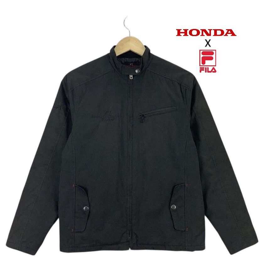 Honda Vintage Y2K Honda X Fila F1 Racing Team Quilted Jacket Size US S / EU 44-46 / 1 - 1 Thumbnail