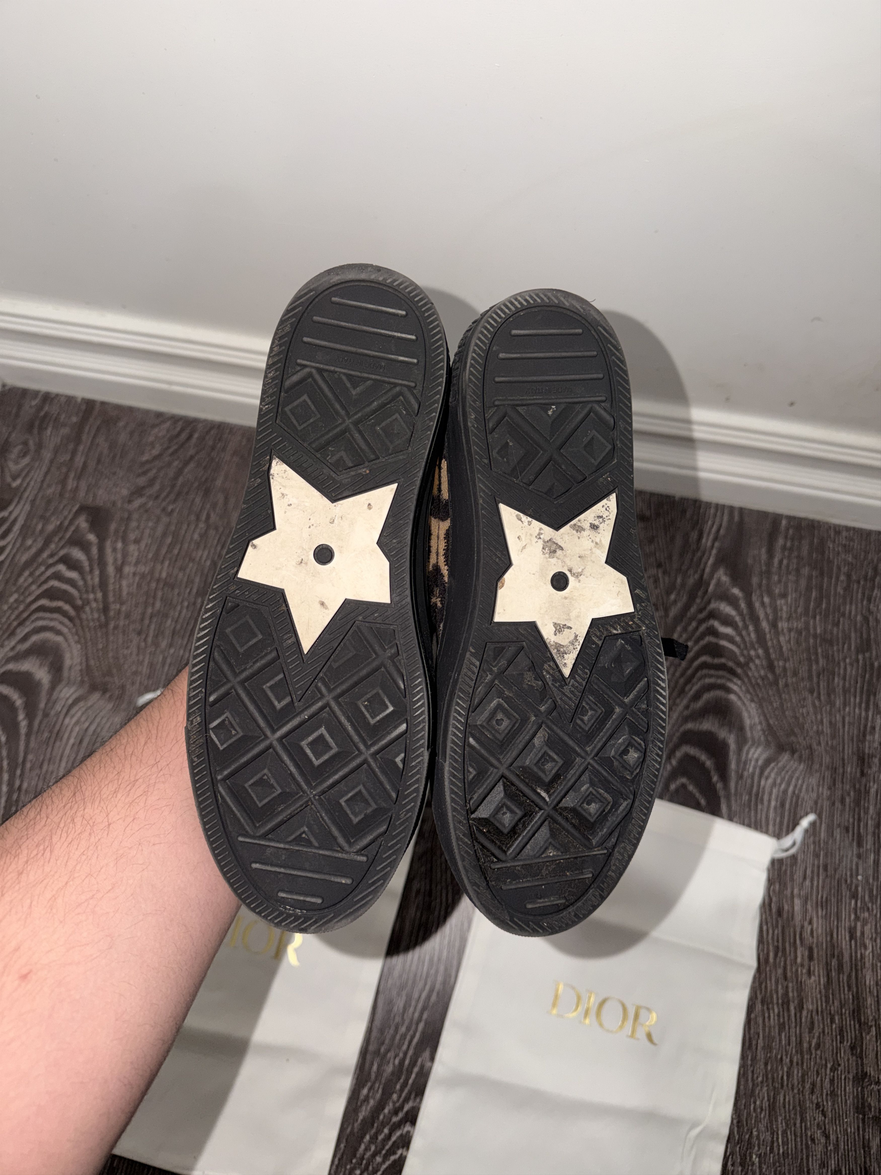 Dior Dior Walk'N'Dior Black Beige Leopard Size US 8 / IT 38 - 2 Thumbnail