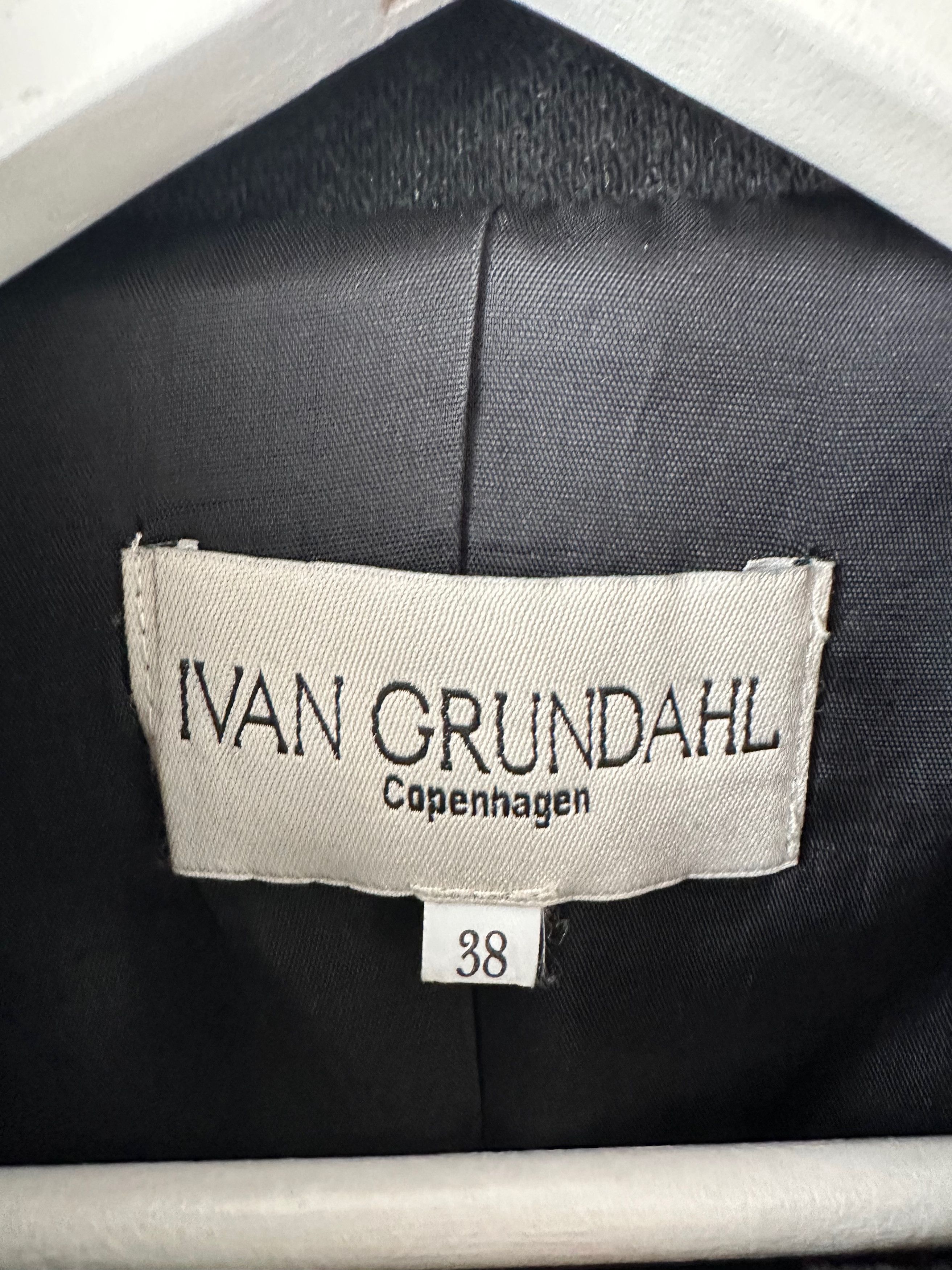 Ivan Grundahl Ivan Grundahl IT38 Wool Jacket Blazer Avant Garde Size XS / US 0-2 / IT 36-38 - 6 Thumbnail